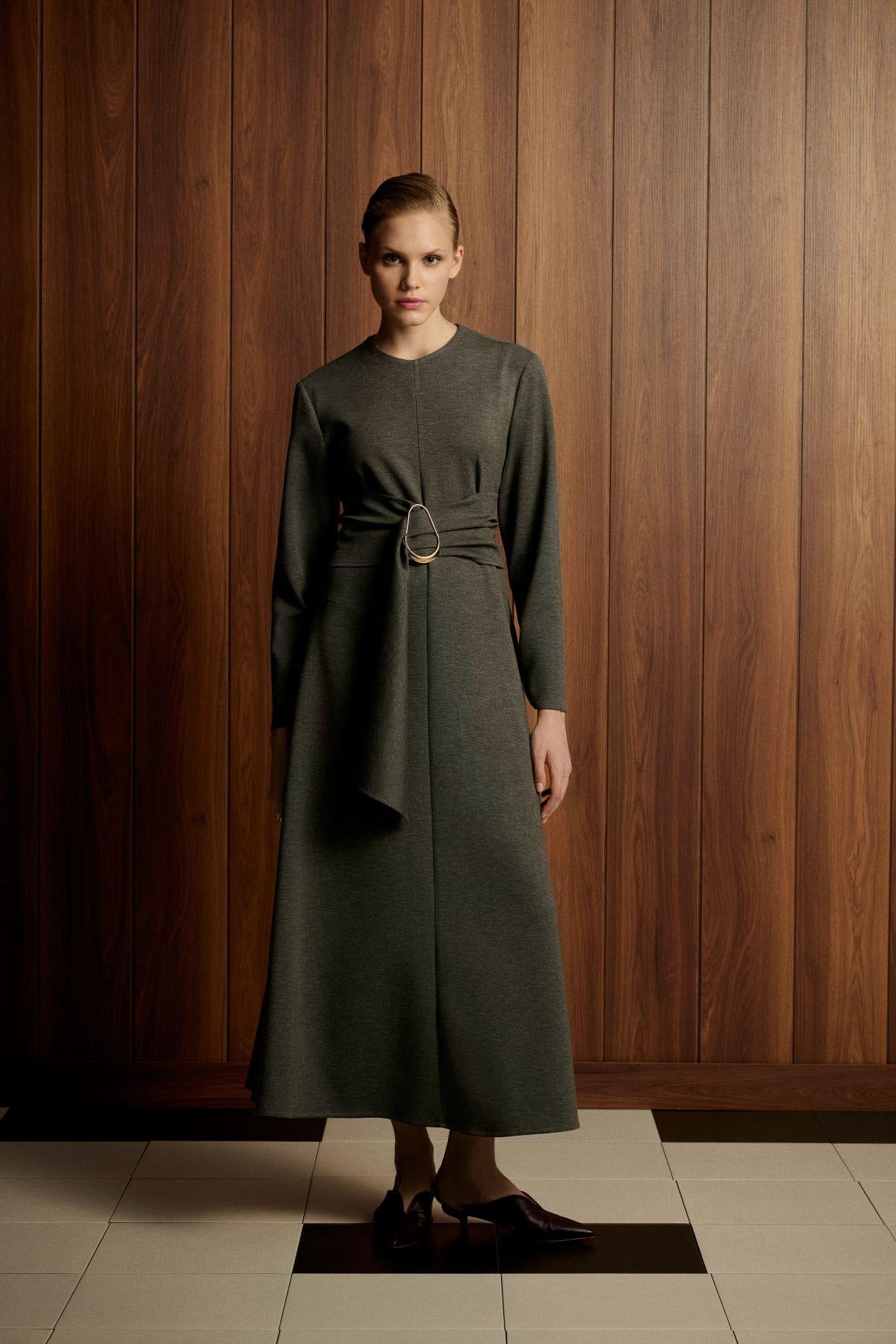 PELA ELBİSE ANTRASİT