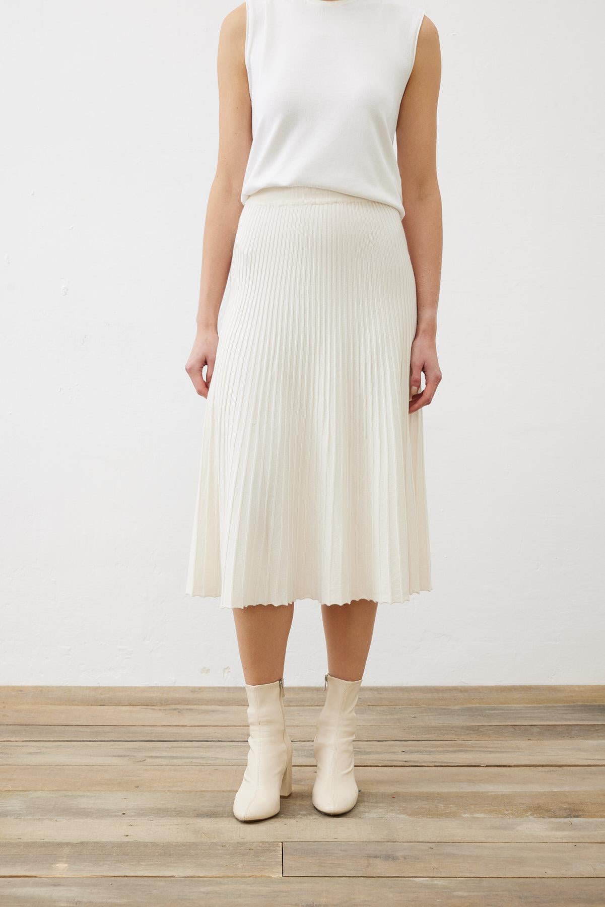 PREMIUM SELECTION TRİKO ETEK EKRU