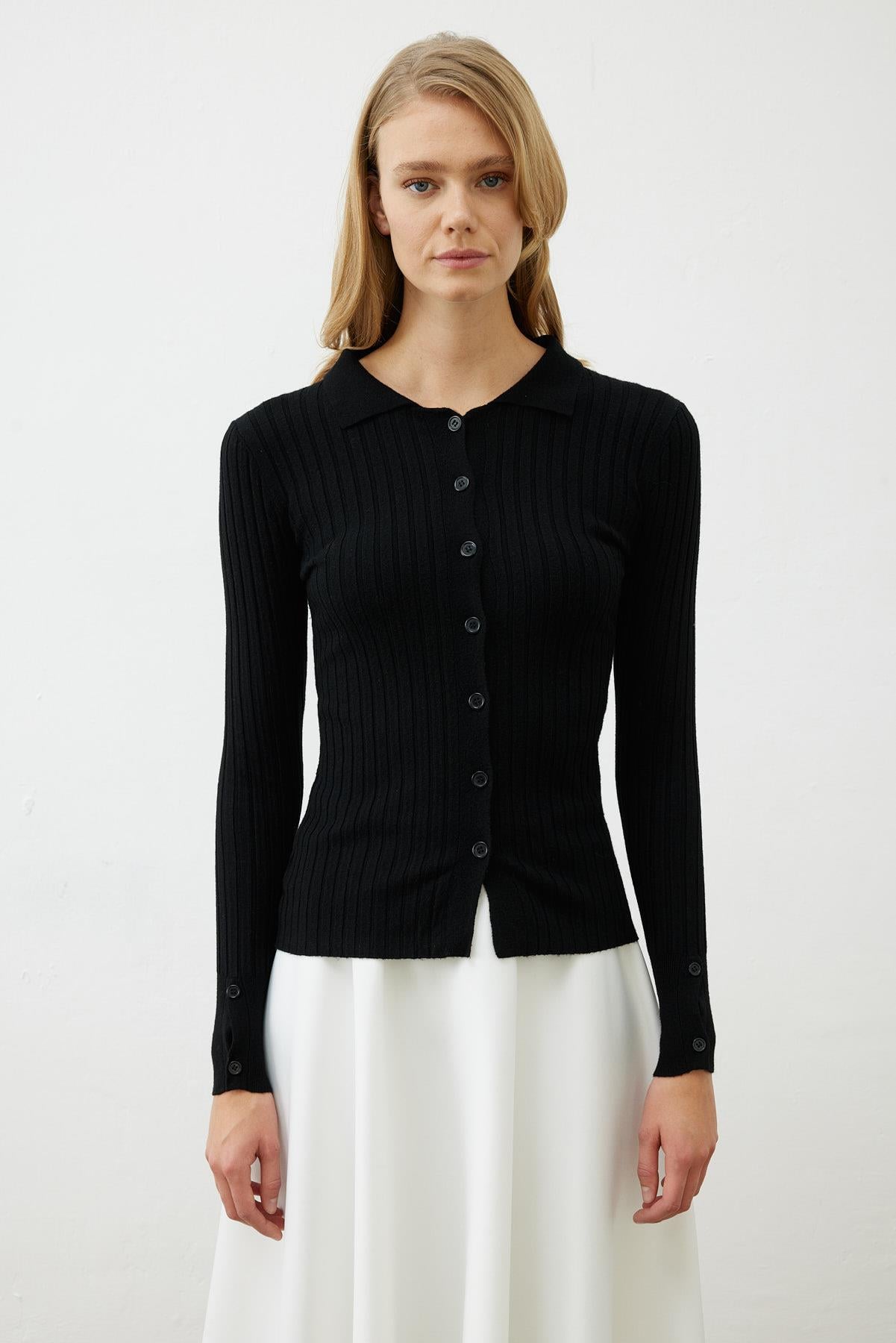 PREMIUM SELECTION YAKALI TRIKO HIRKA SİYAH