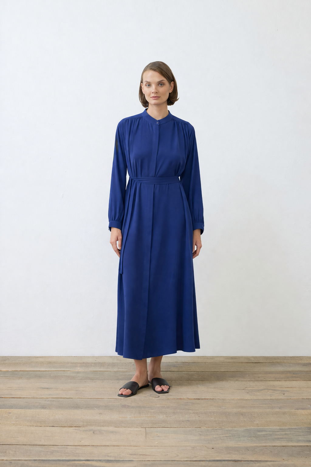 YAZ ELBİSE İNDİGO