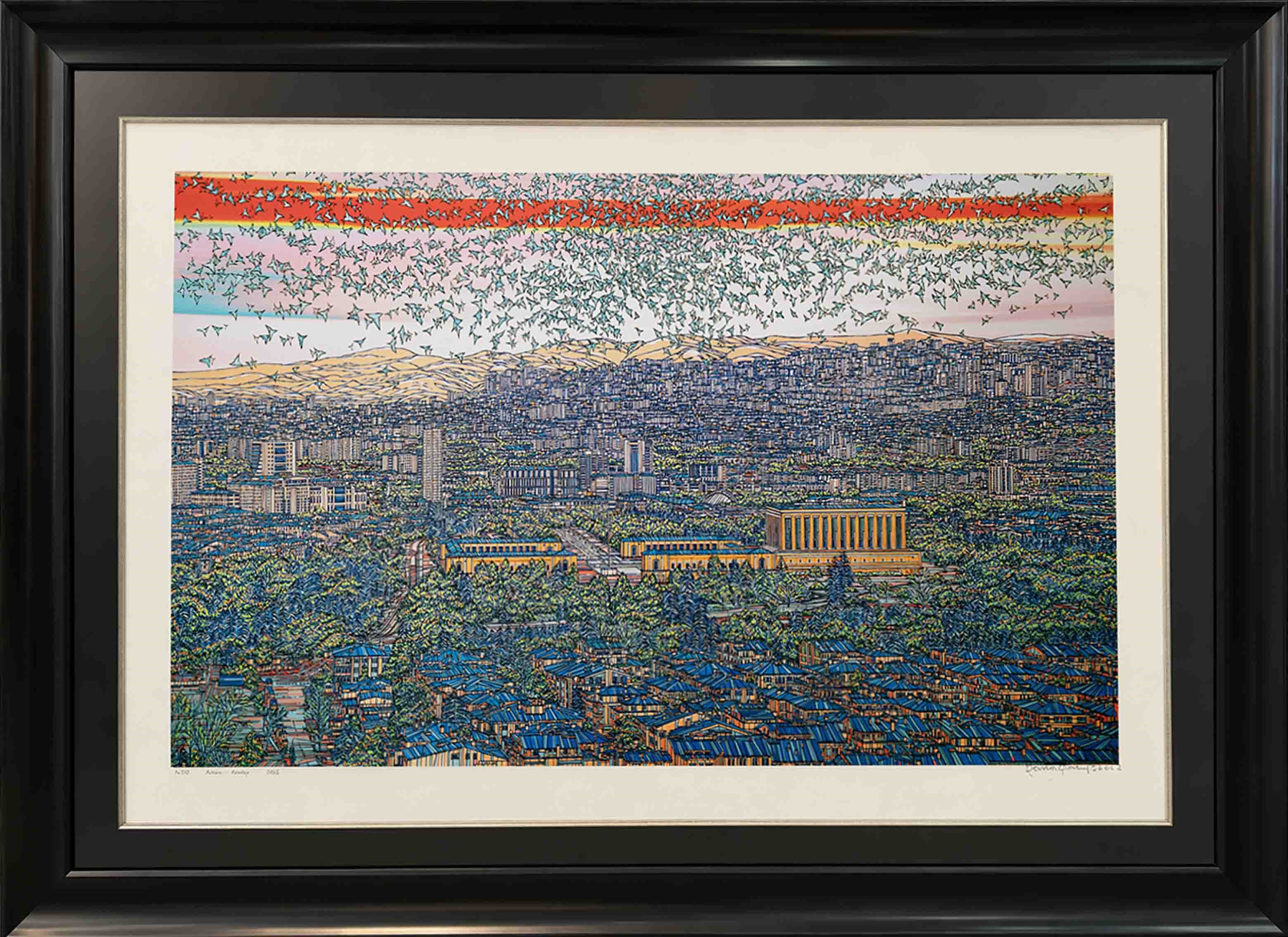  Kırmızı Ankara 5/100  | DEVRİM ERBİL GICLÉE  BASKI
