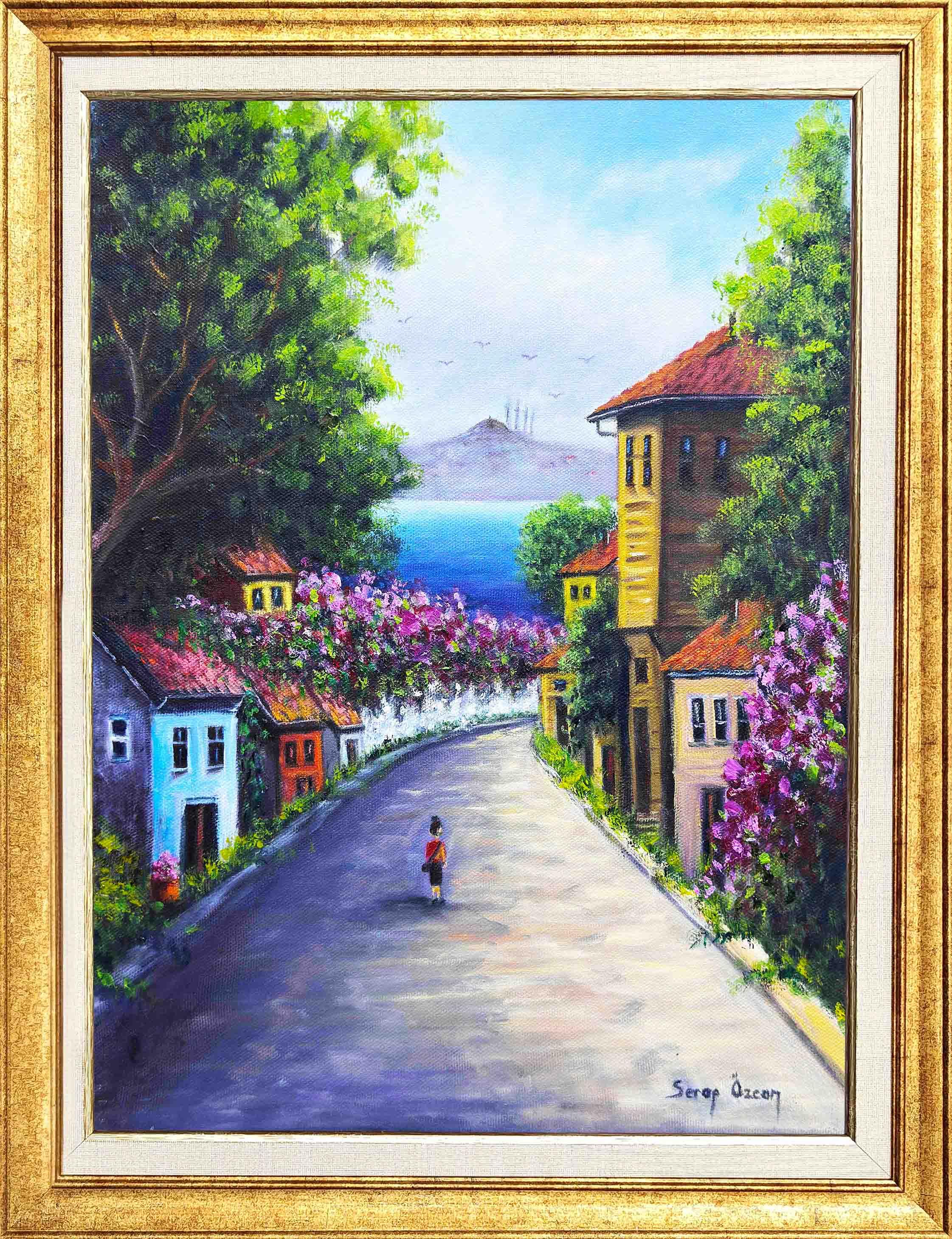 Bir Yaz Sokağı | Yağlı Boya Tablo