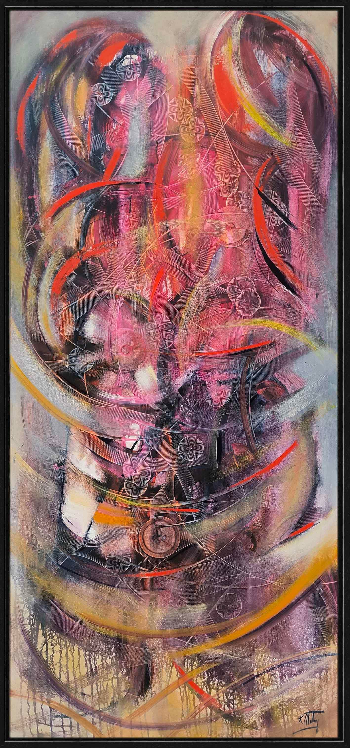 Bordo Ritim | Yağlı Boya Tablo