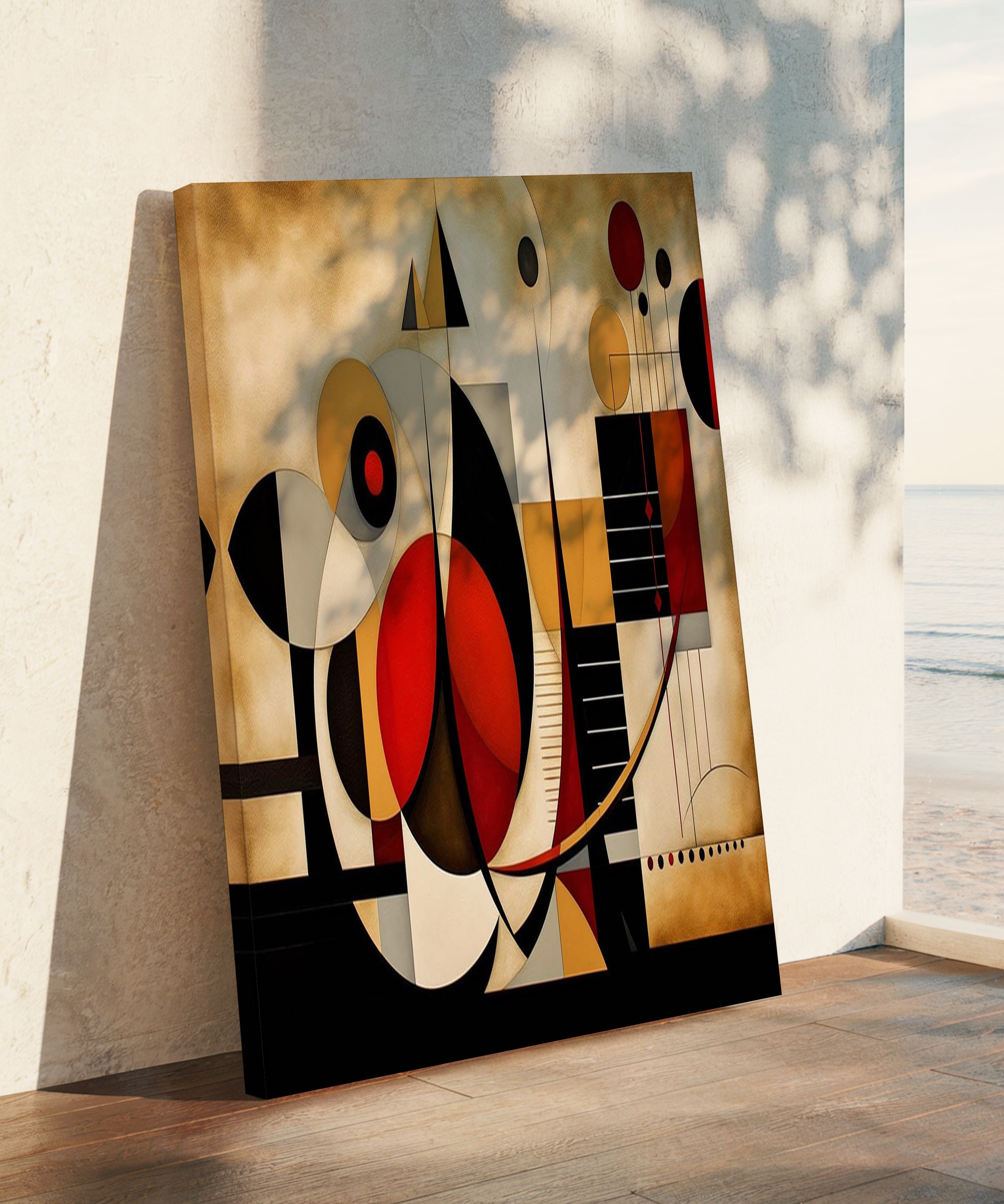 Çağdaş Soyut | Yağlıboya dokulu canvas baskı