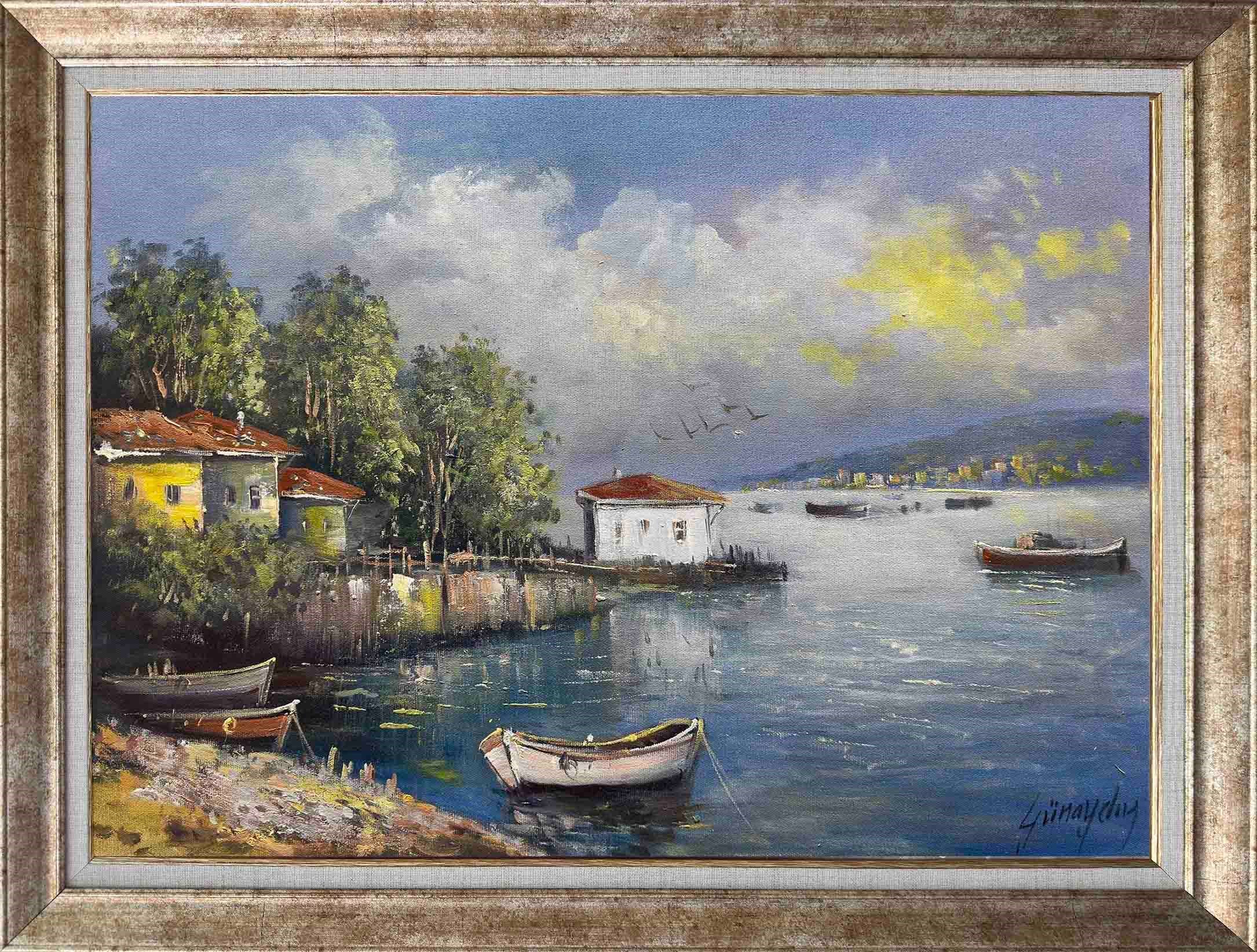 Durgun Sular | Yağlı Boya Tablo