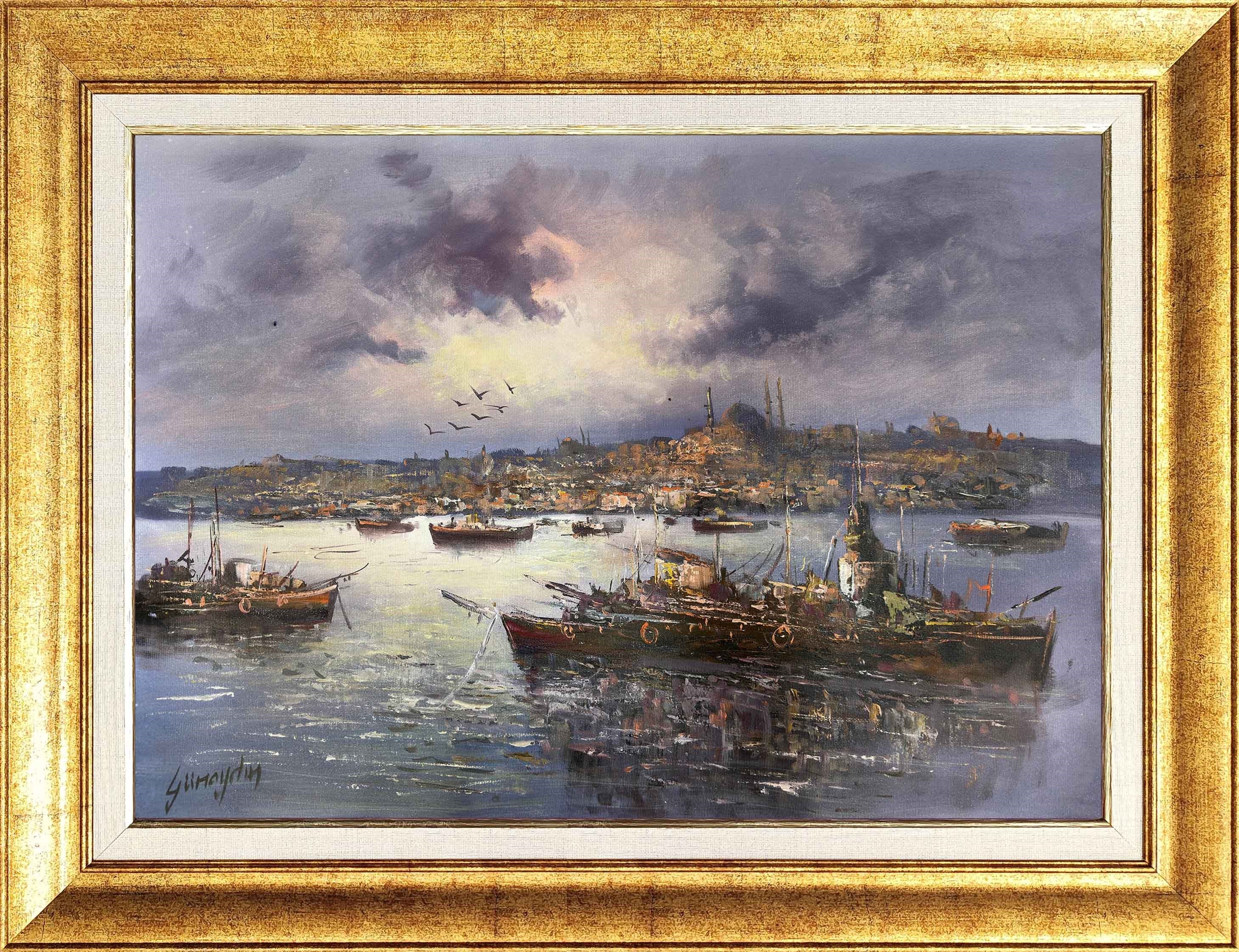 Eflatun Dinginlik | Yağlı Boya Tablo