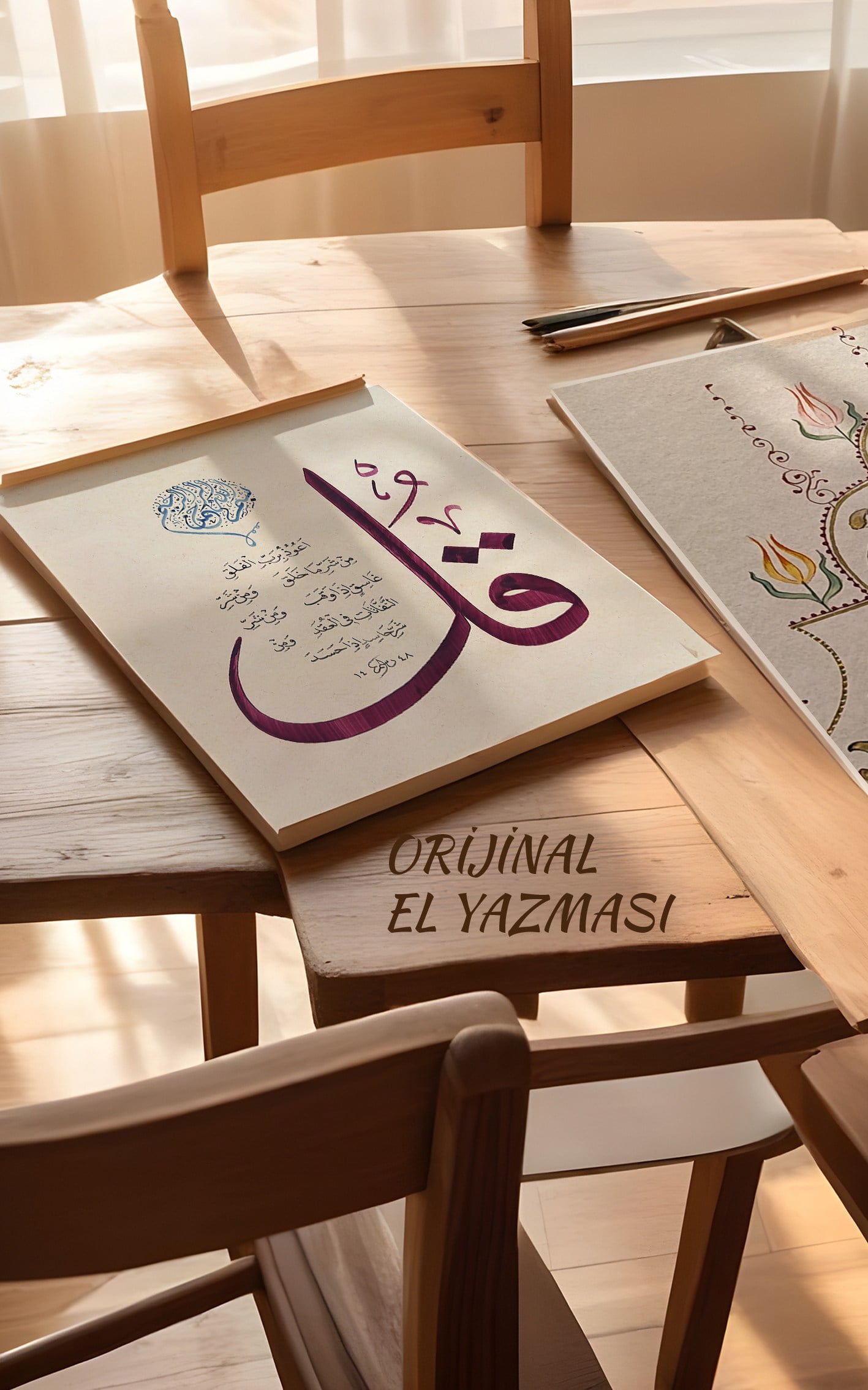 FELAK SURESİ  HAT SANATI