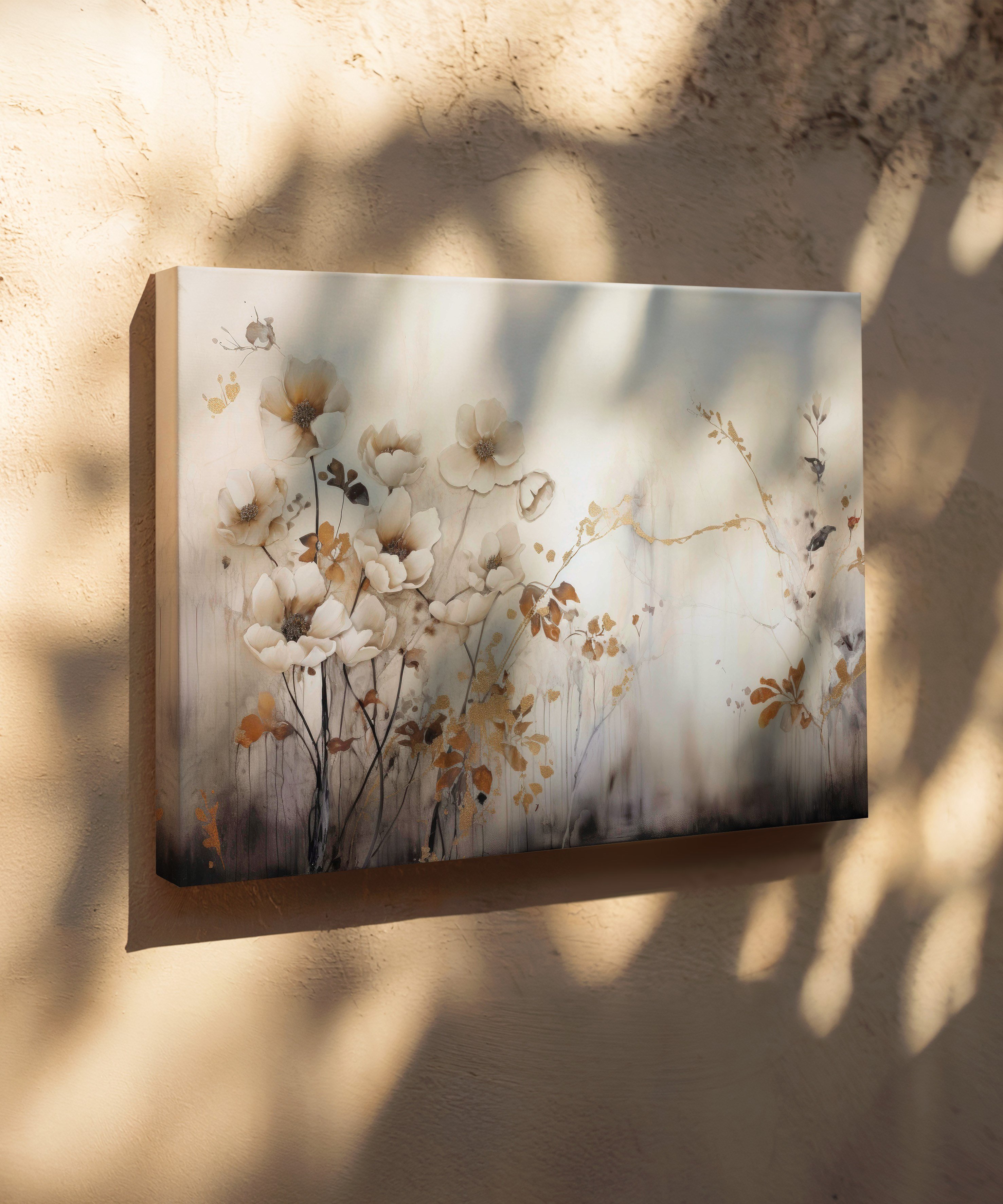 Flowers of Nature | Yağlıboya dokulu canvas baskı