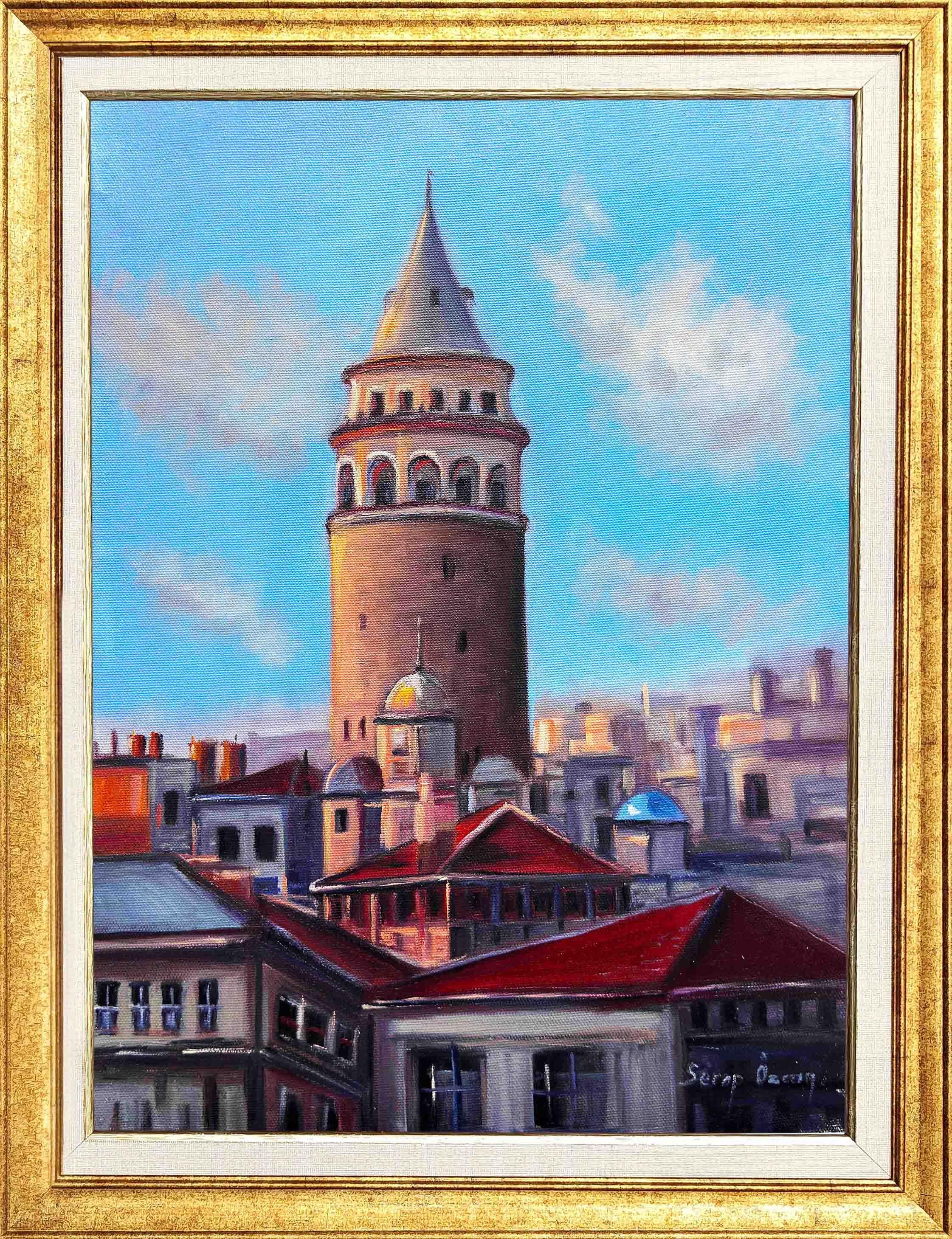 Galata da Bir Gün | Yağlı Boya Tablo