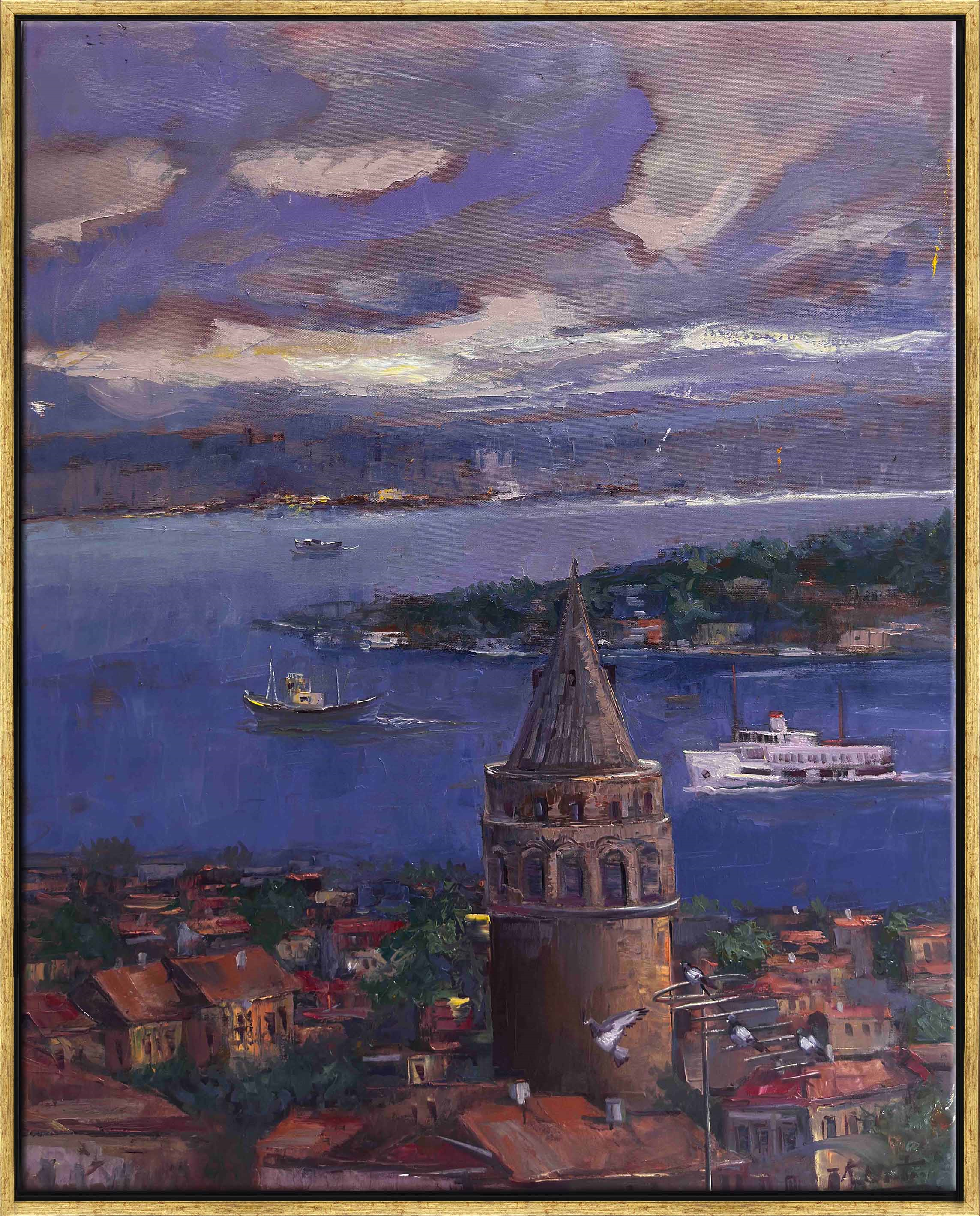 Galata da | Yağlı Boya Tablo