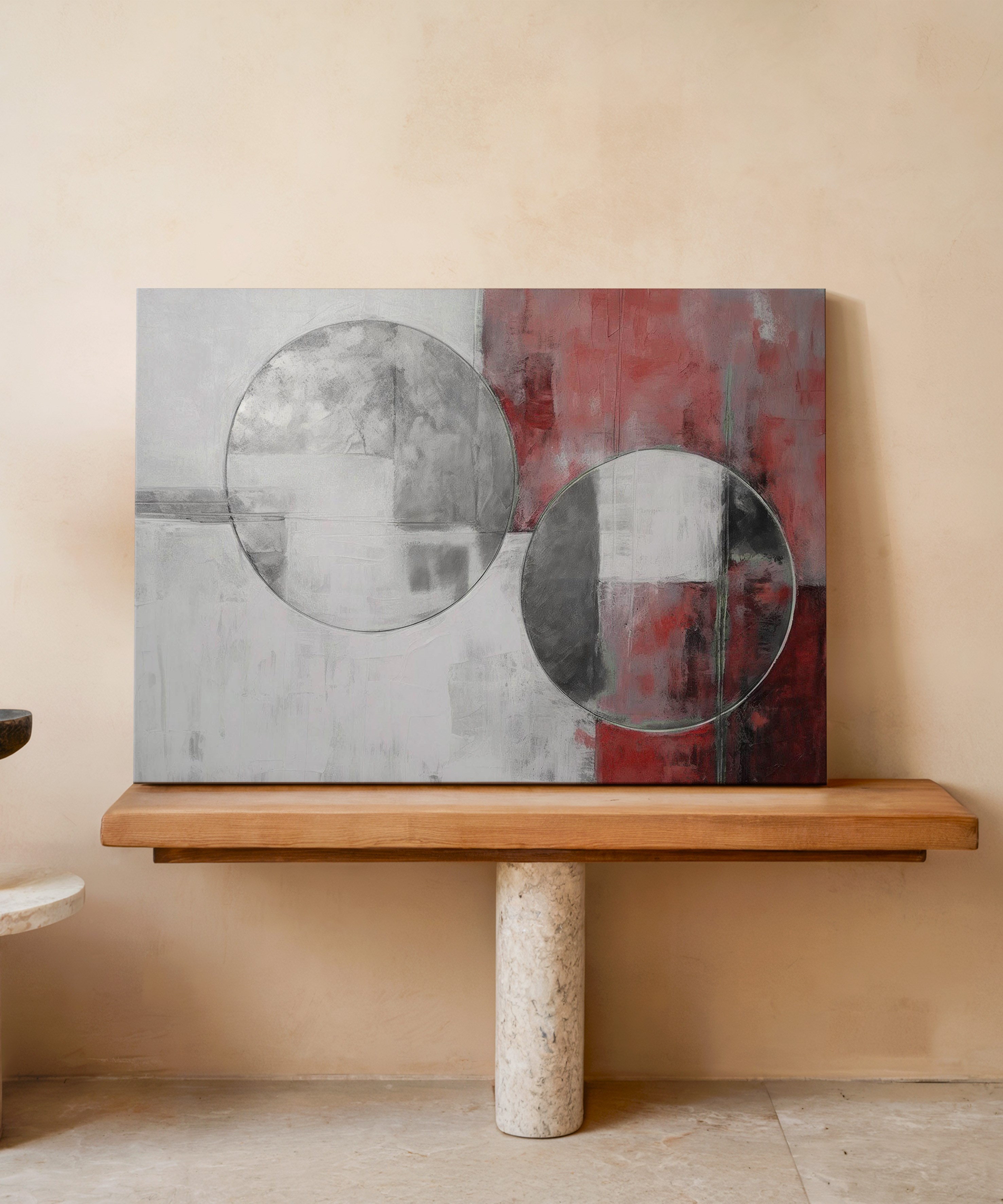 Gümüş Eşik | Yağlı Boya Dokulu Canvas Baskı