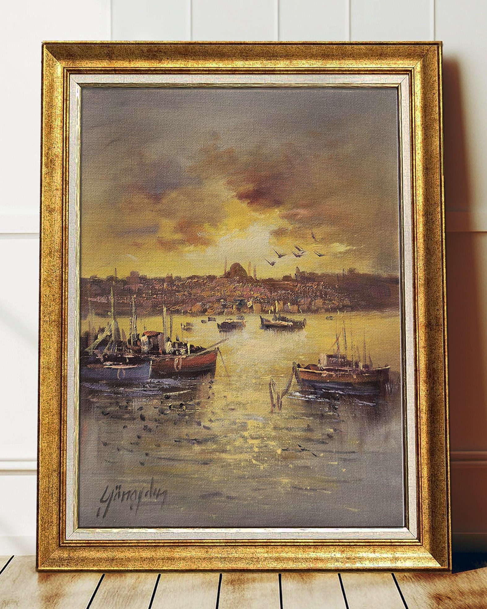 Gün Batımı | Yağlı Boya Tablo