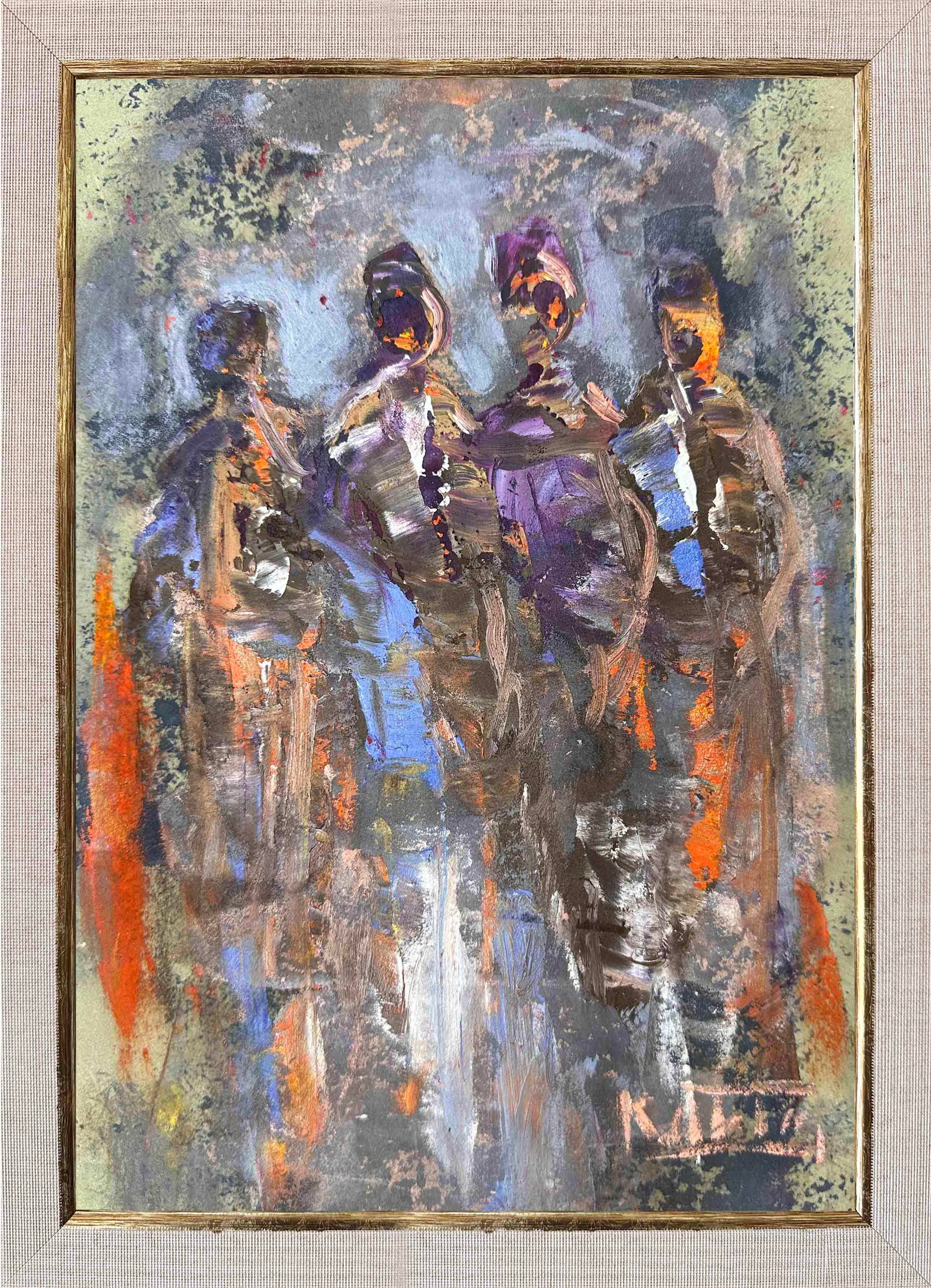 İnsanların Yolculuğu | Yağlı Boya Tablo 