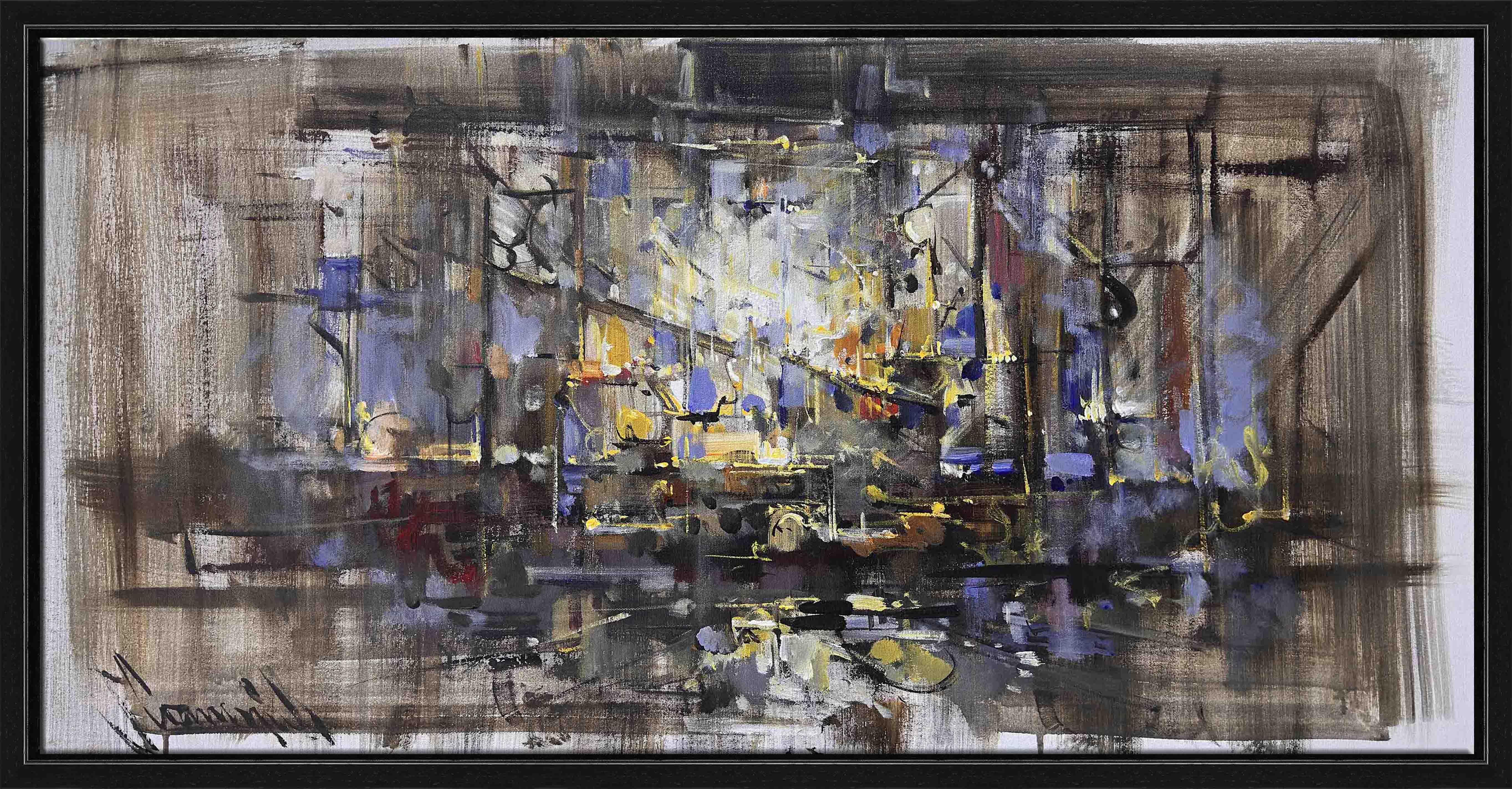 Işığa Dokunmak | Yağlı Boya Tablo