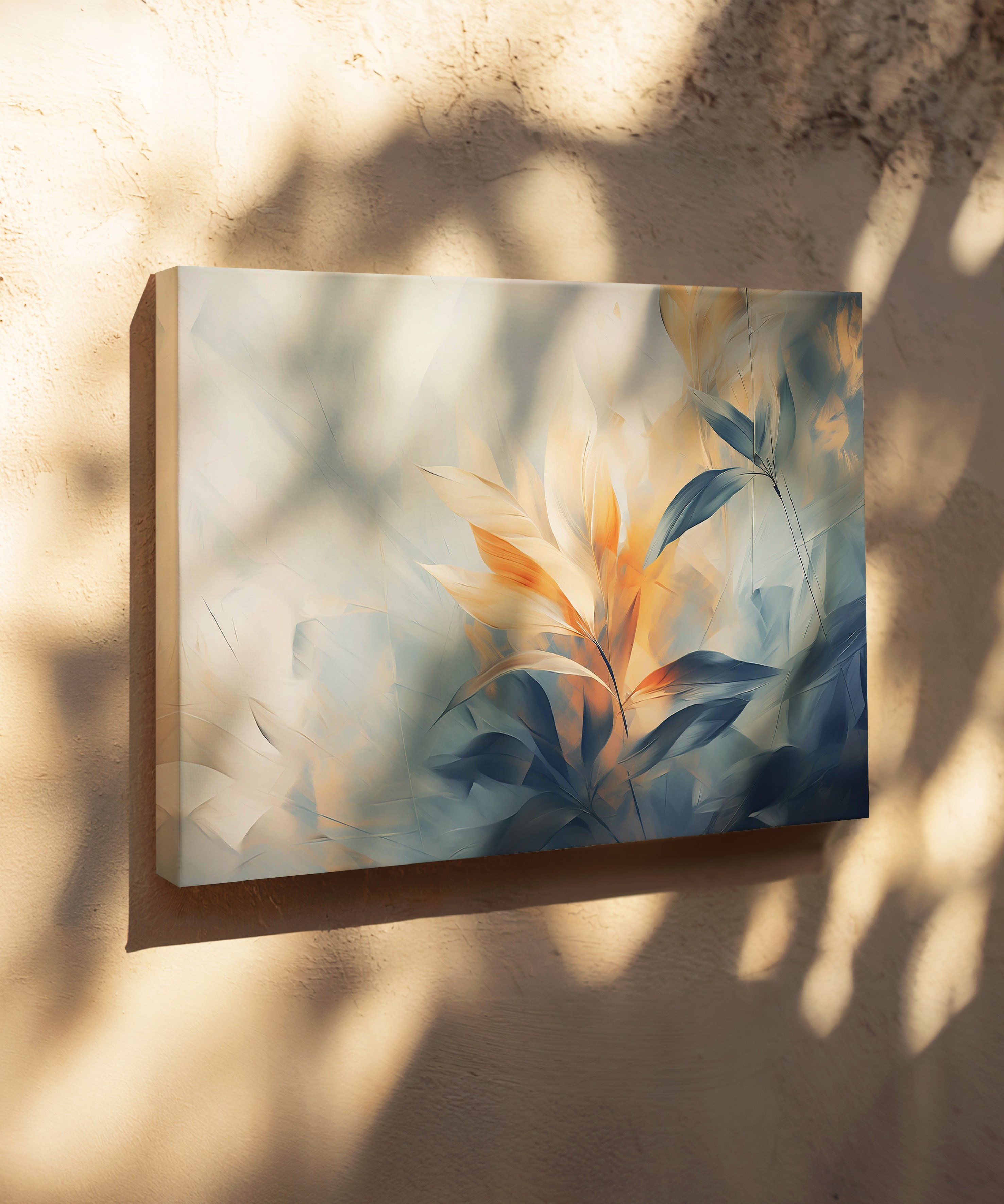 Işığın Fısıltısı | Yağlı Boya Dokulu Canvas Baskı