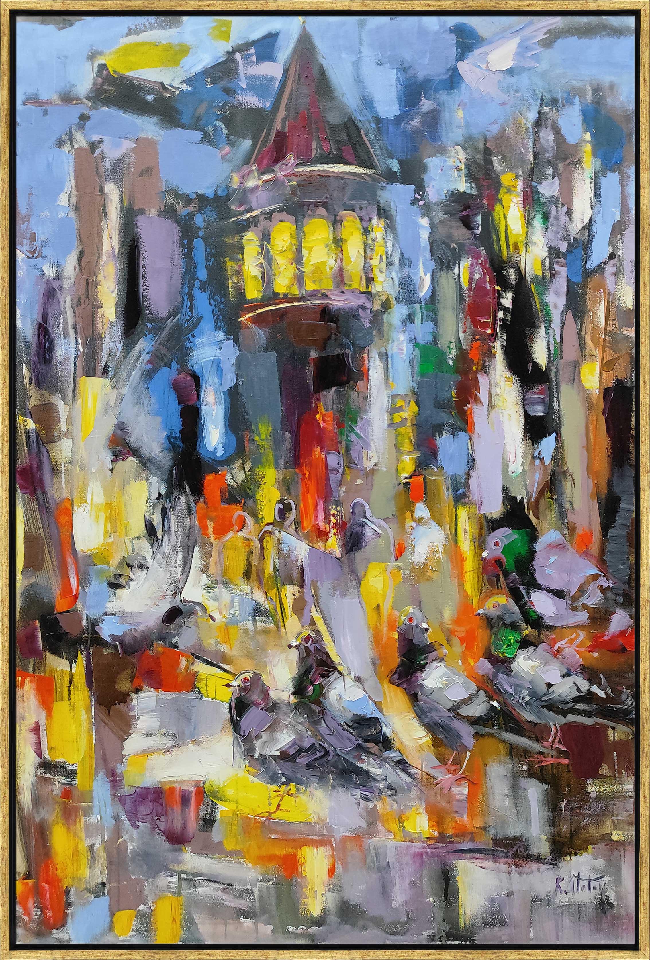 İstanbul Temalı Yağlı Boya Tablolarkozaart galeri | El yapımı orjinal yağlı boya tablo satış sitesi