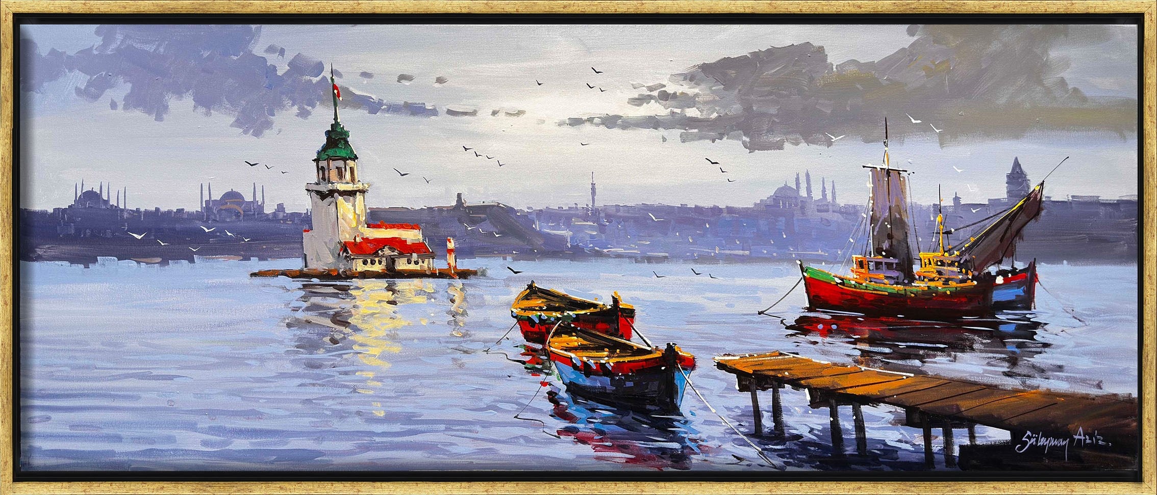 İstanbulun Gözü | Yağlı Boya Tablo