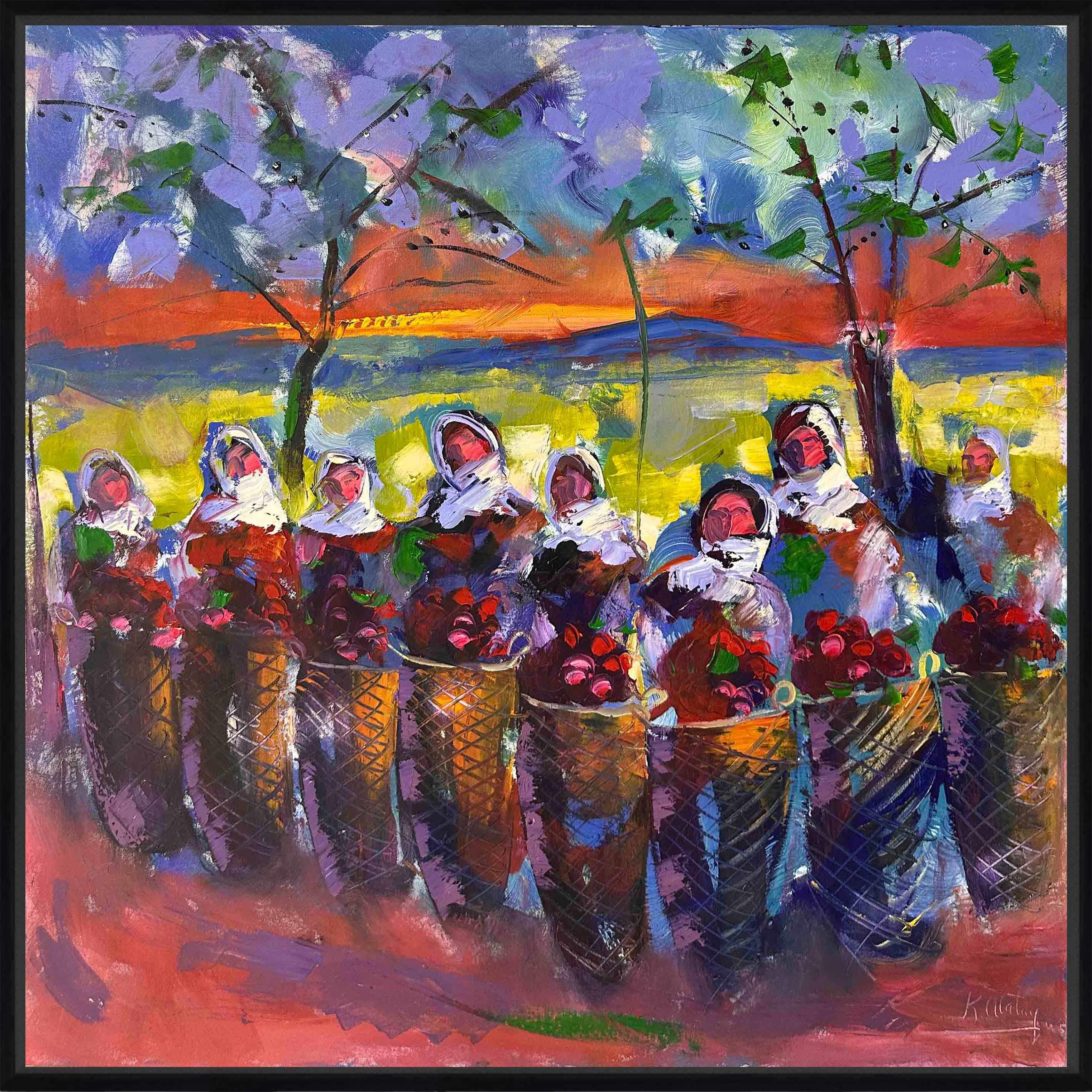 Kiraz Hasadı | Yağlı Boya Tablo 