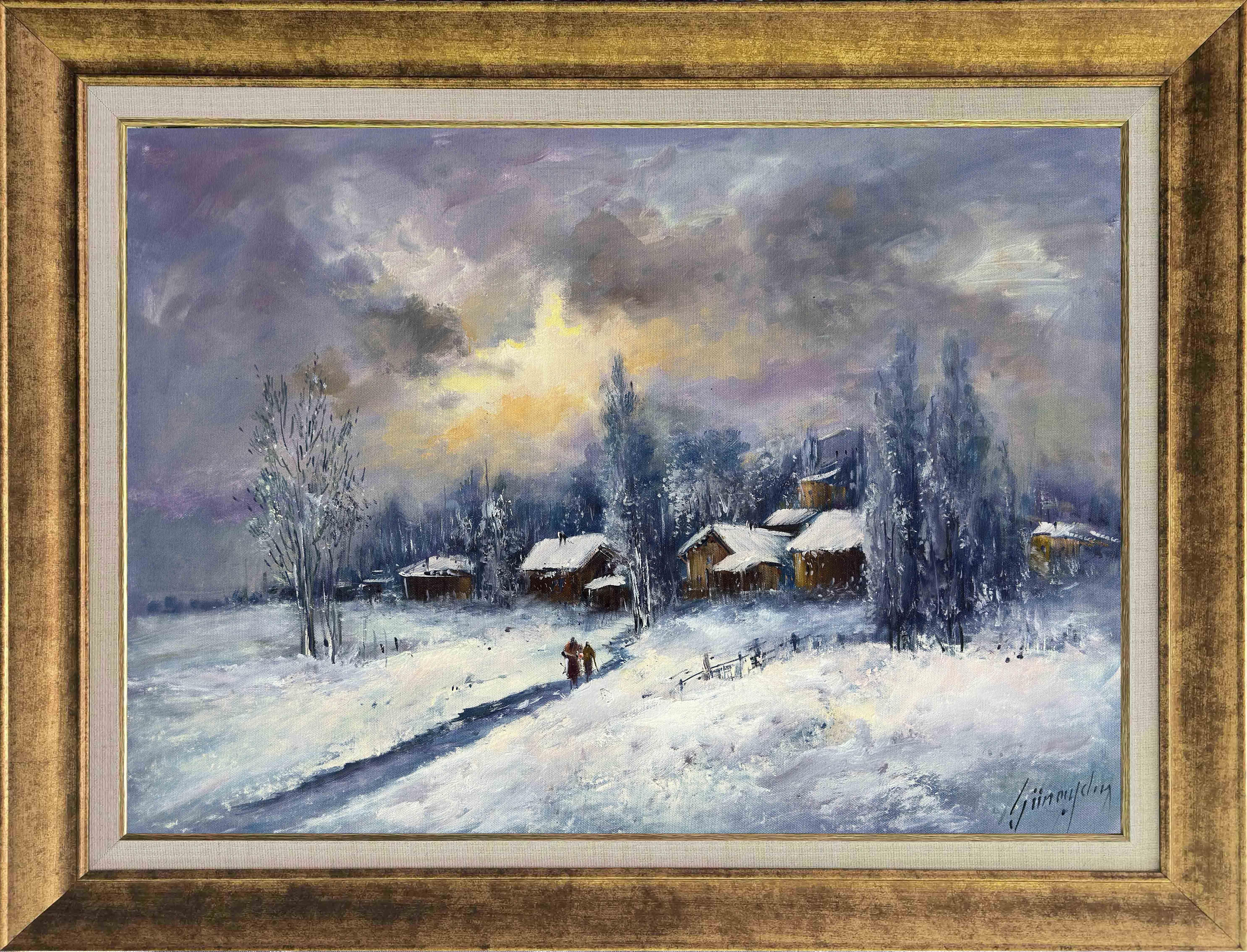 Kış ağaçları  | Yağlı Boya Tablo