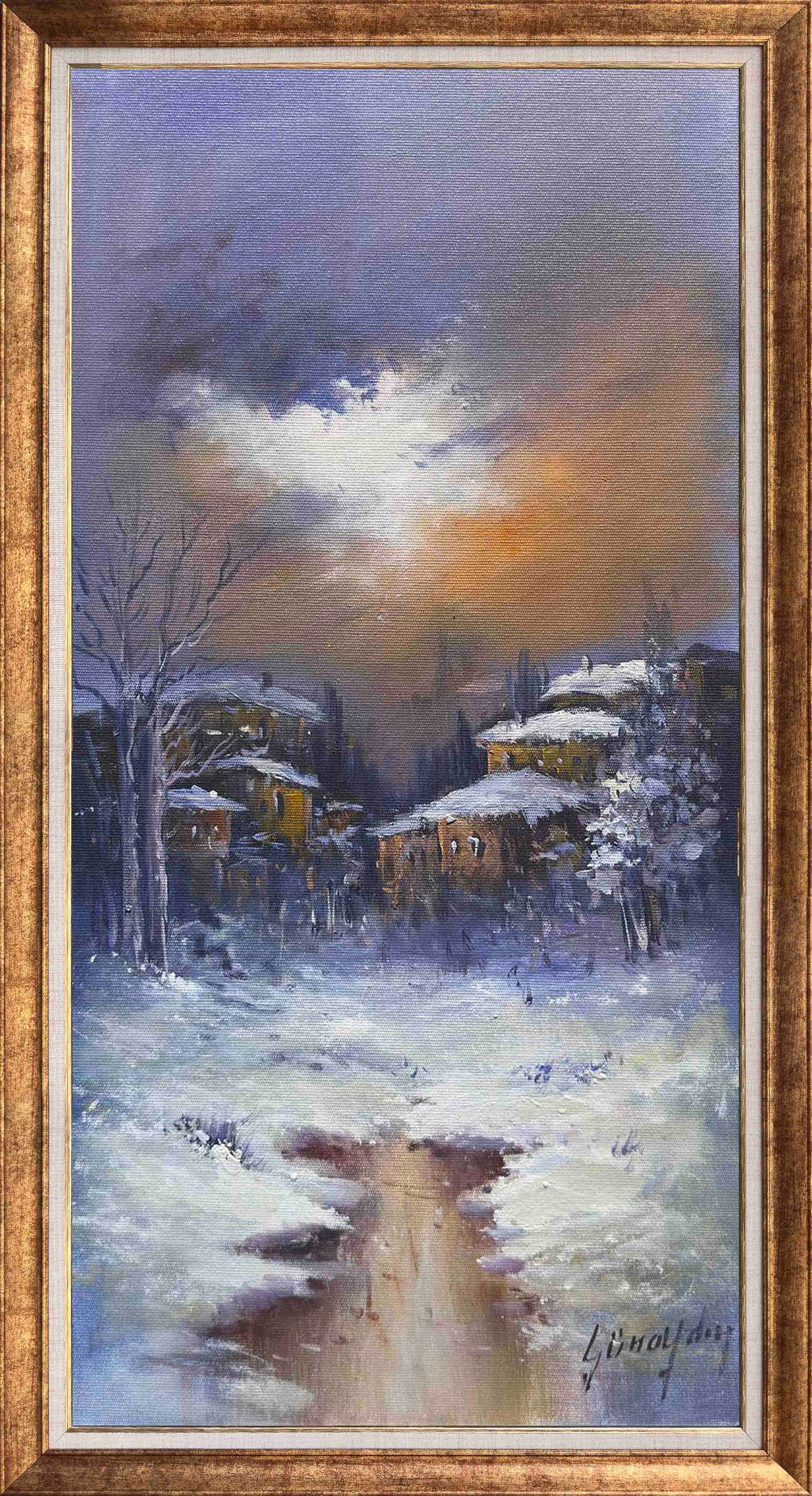 Kış Sesi | Yağlı Boya Tablo