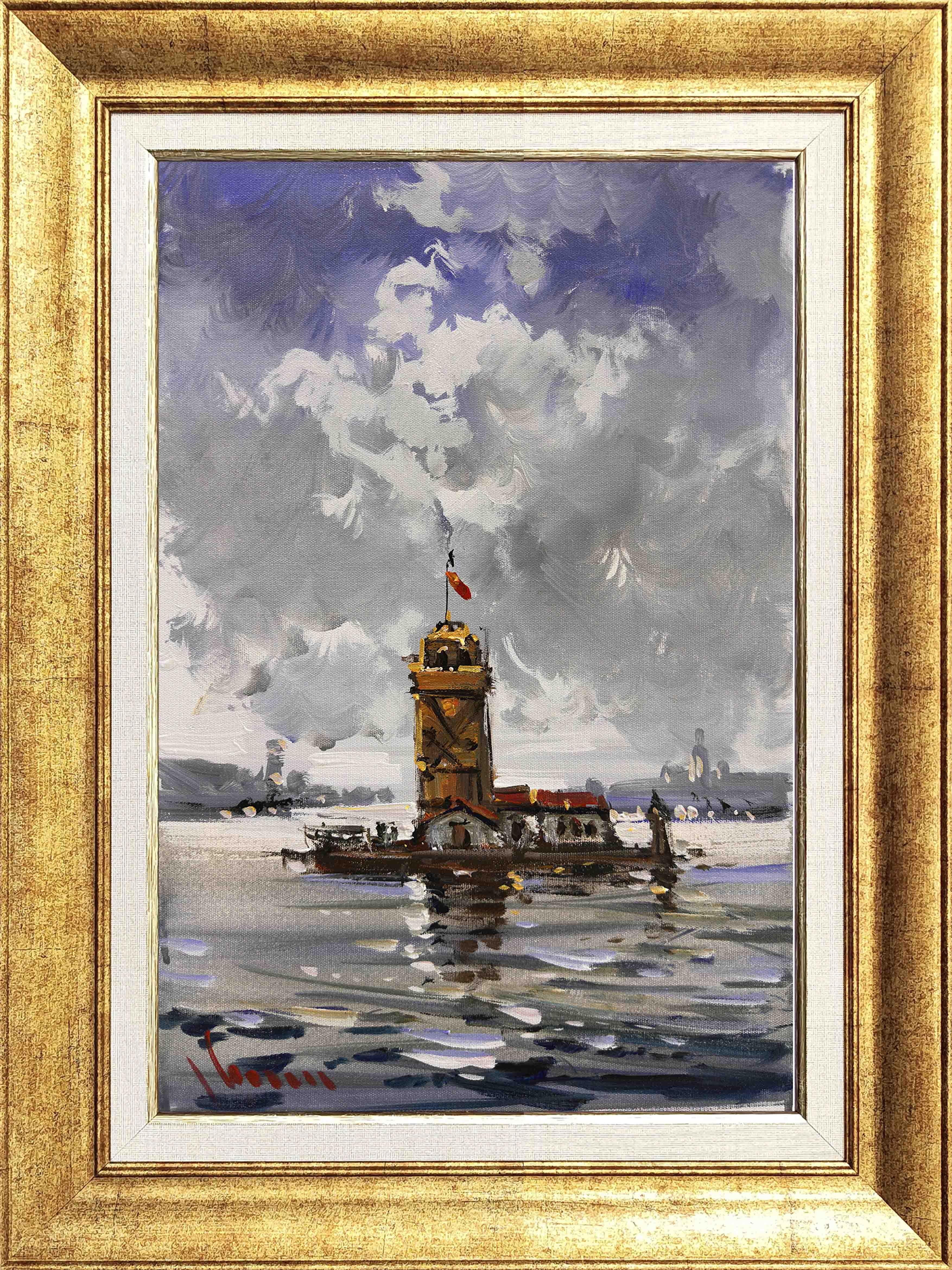 Kız Kulesinde | Yağlı Boya Tablo