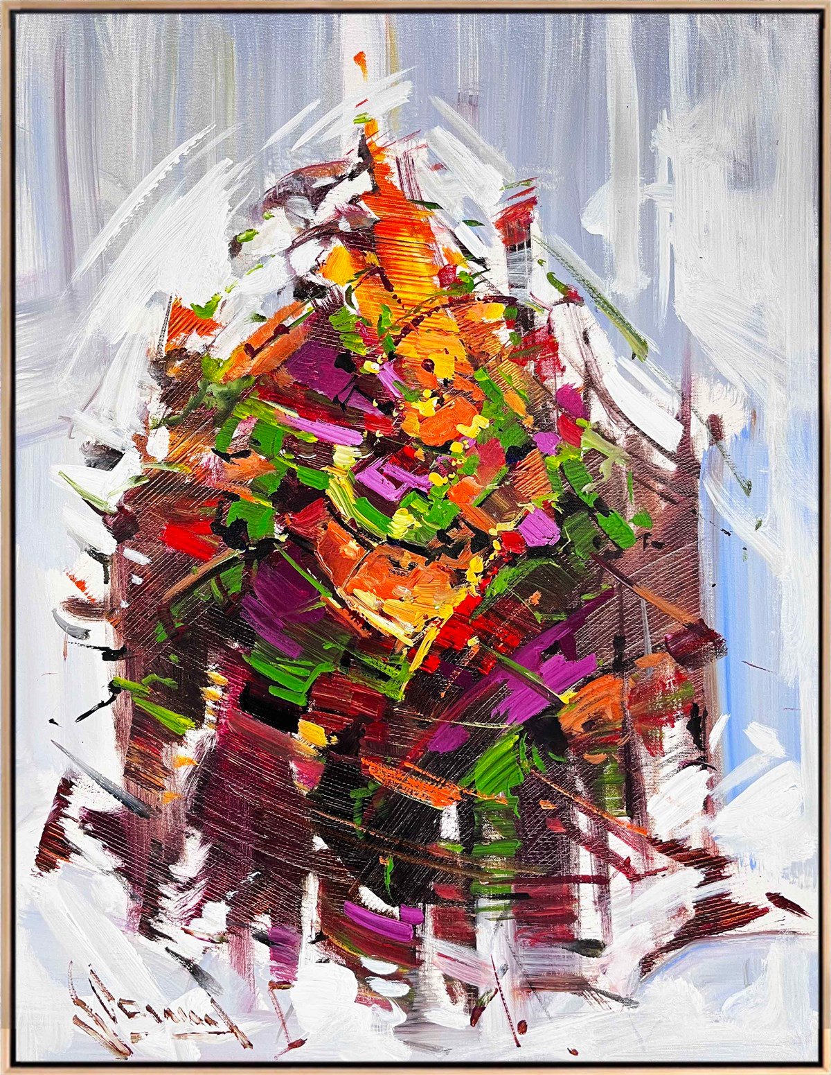 Modern yağlı boya tablolar