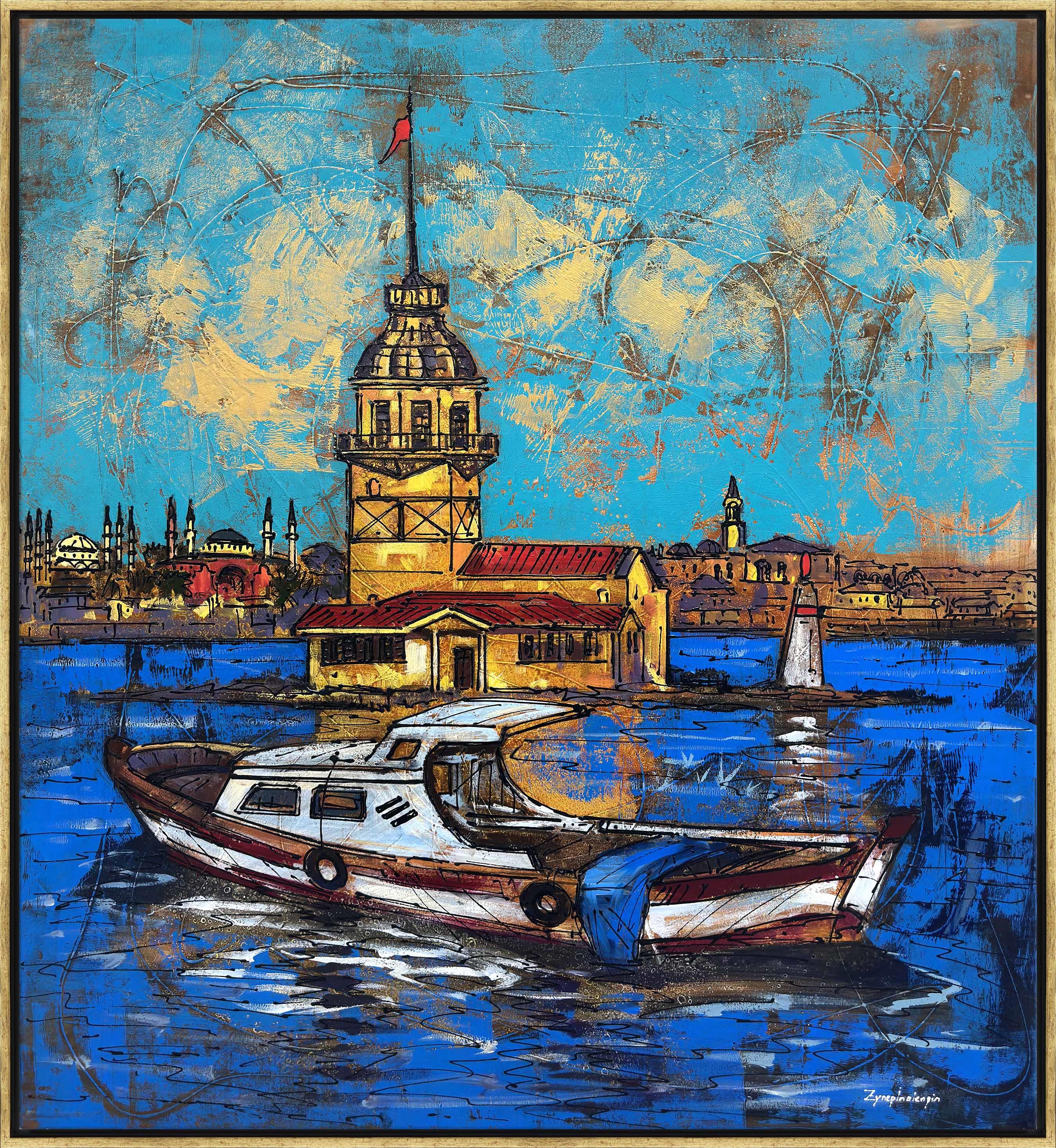 Modern yağlı boya tablolar