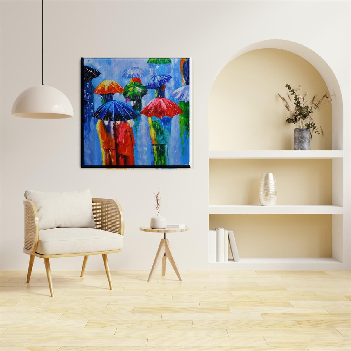 Modern yağlı boya tablolarŞemsiyeler | Yağlı Boya Tablo | kozaart galeri
