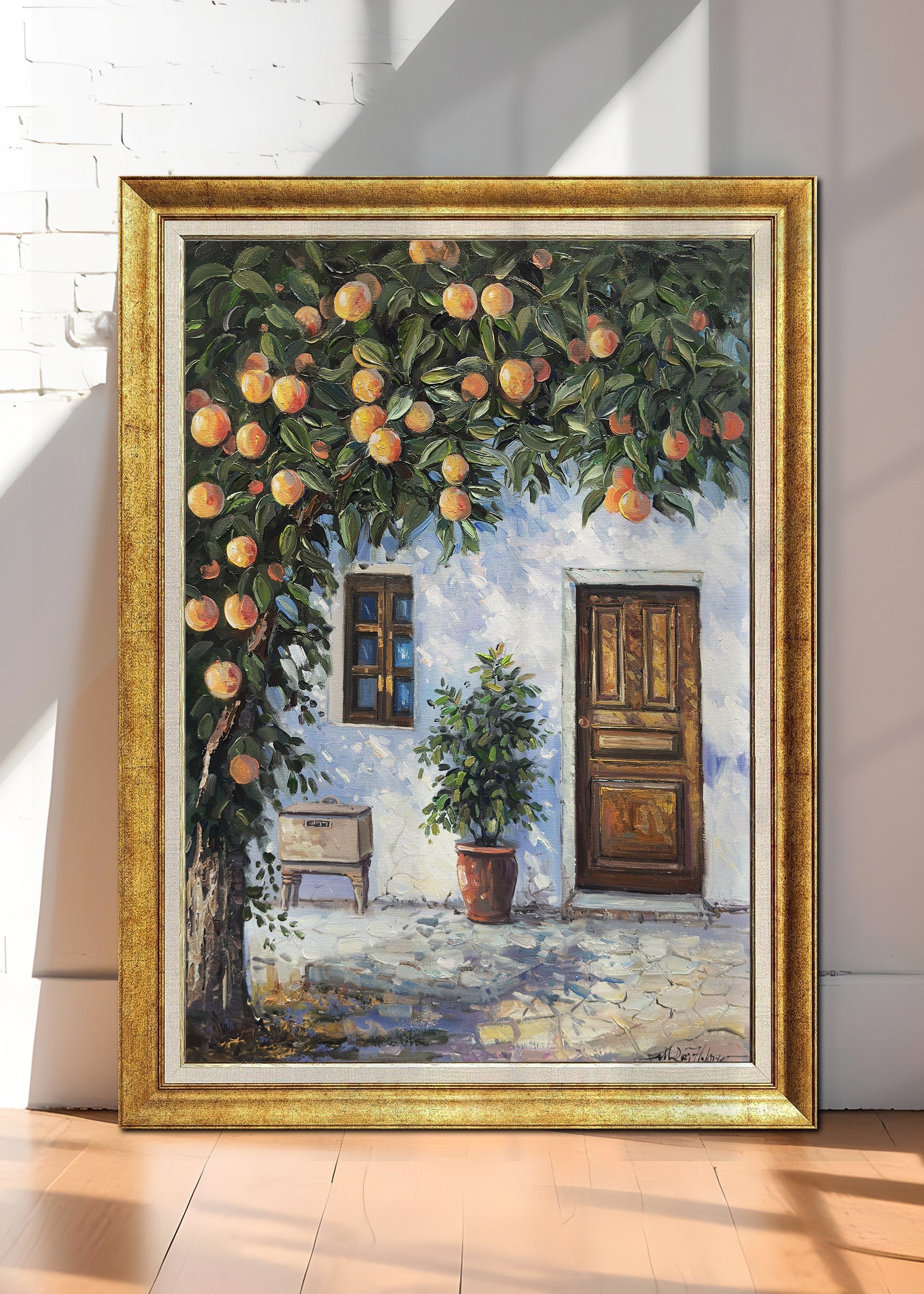 Portakal Ağacı| Yağlı Boya Tablo