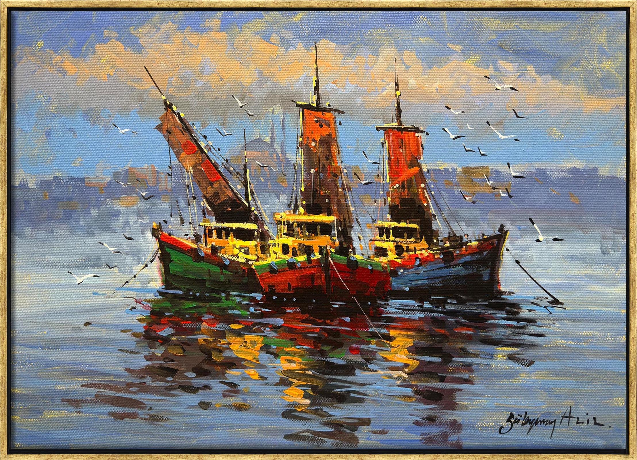 Sakin Liman | Yağlı Boya Tablo