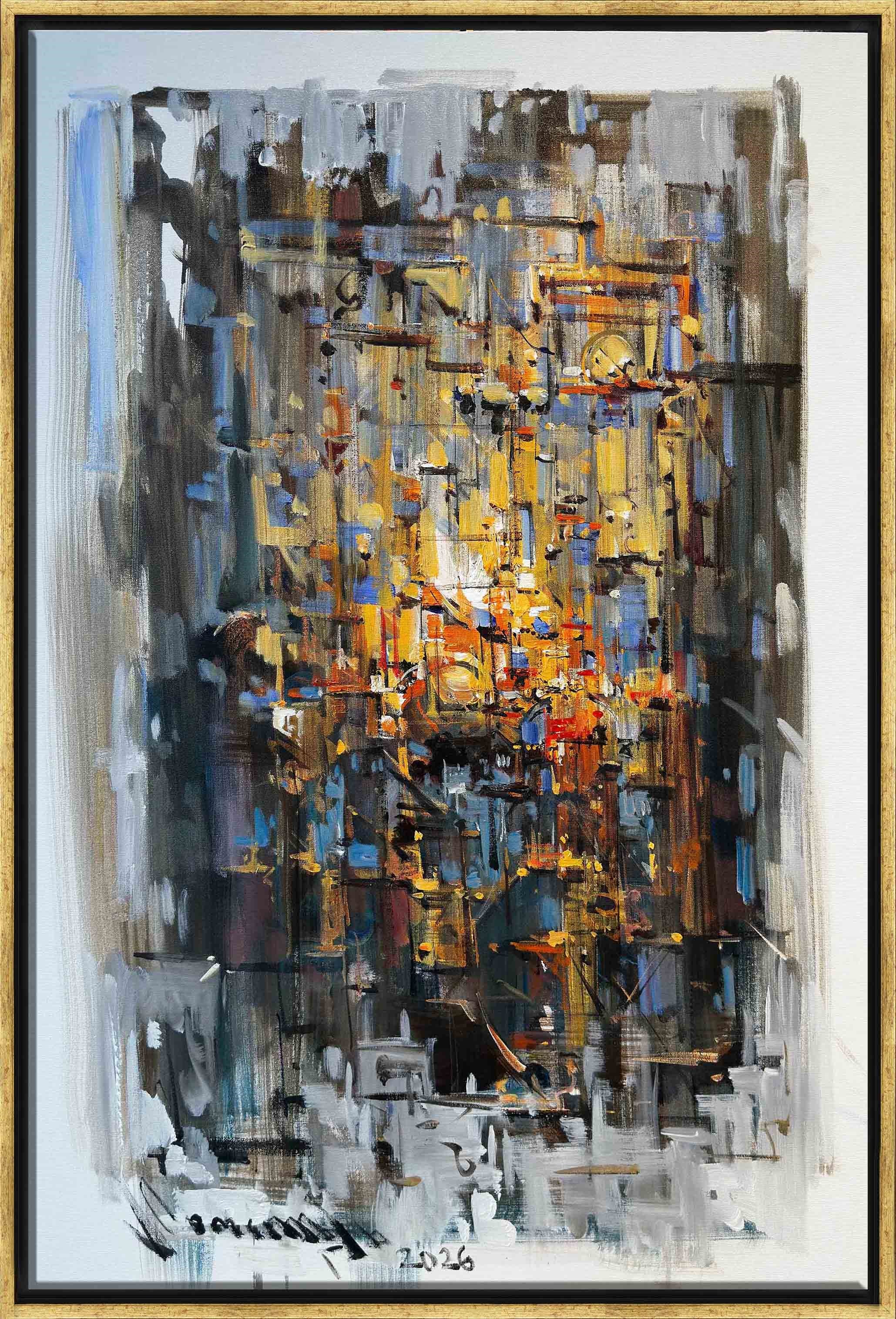 Sıcak Tonlar Soyut | Yağlı Boya Tablo