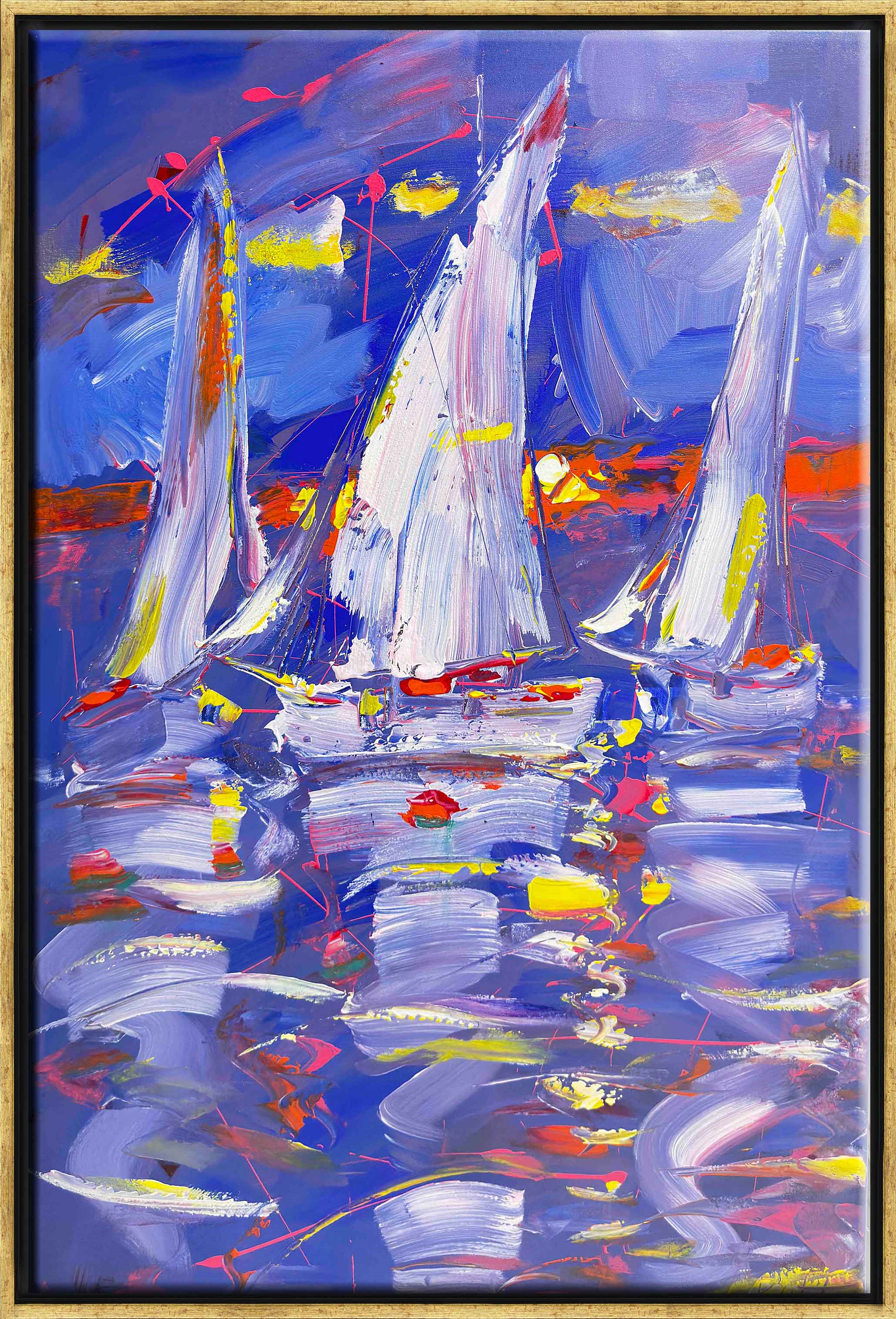 Soft Yelkenliler | Yağlı Boya Tablo