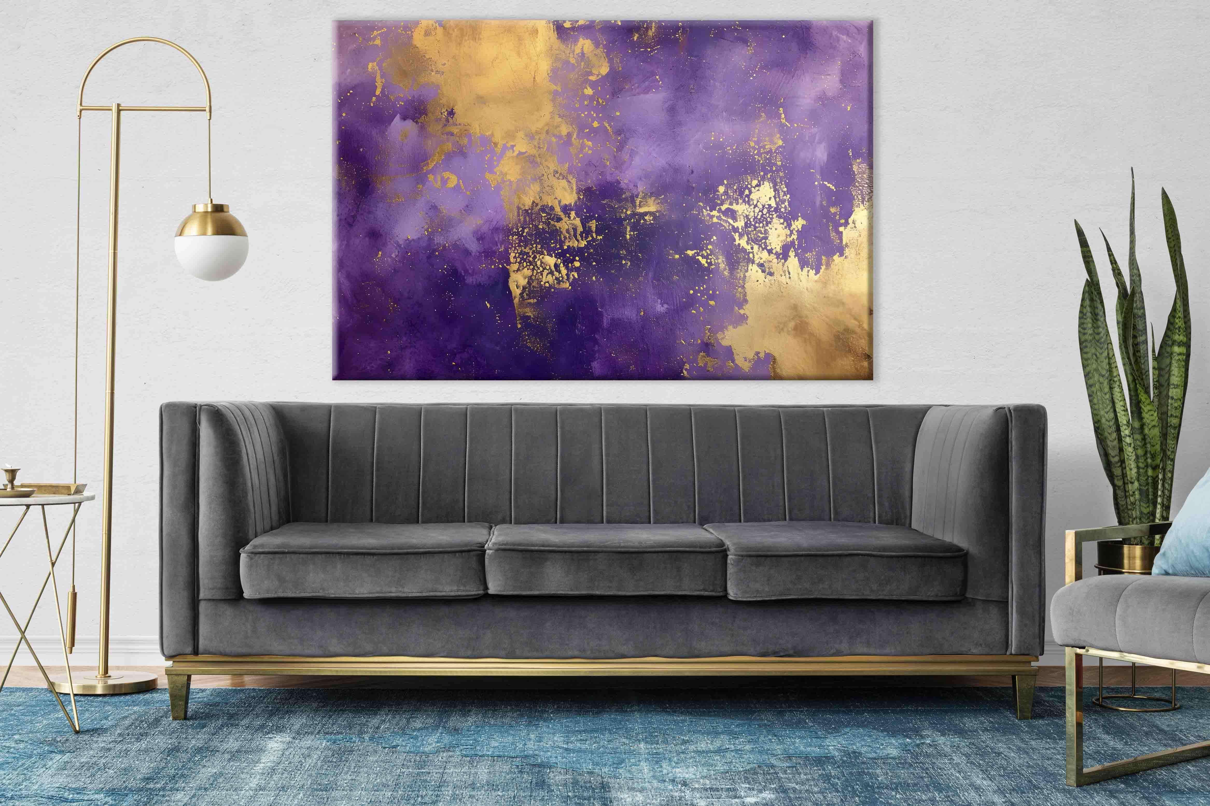 Soyut Yağlıboya Dokulu Tablolar