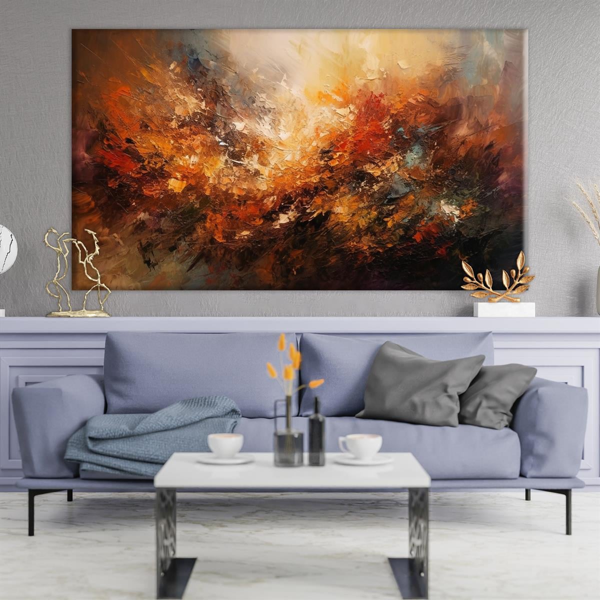 Yağlı Boya Dokulu Tablolar