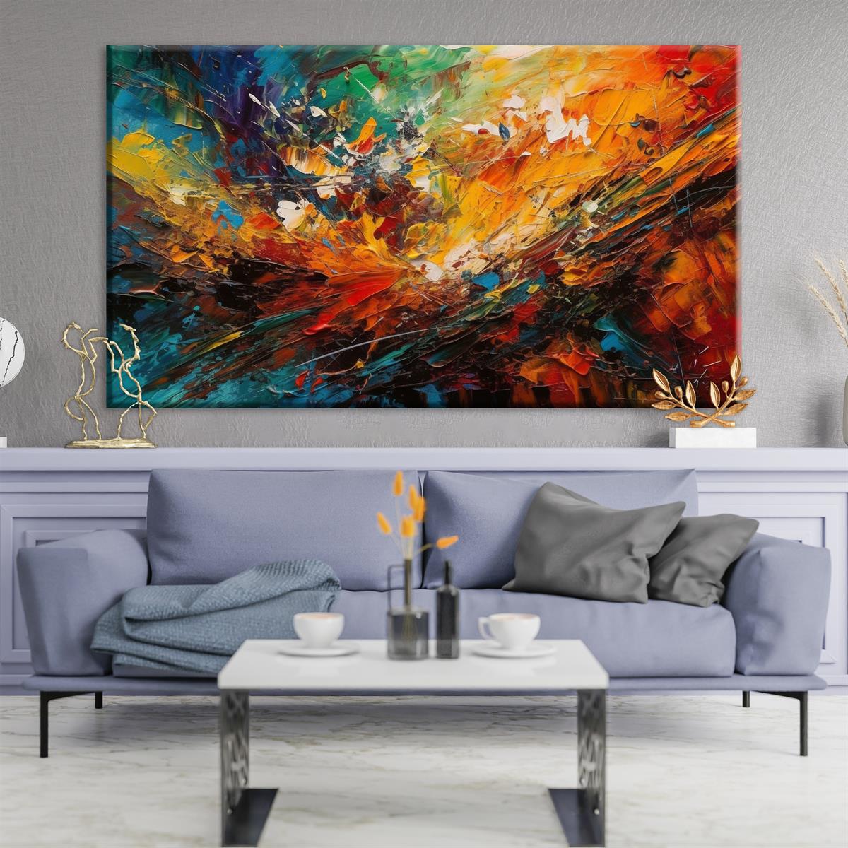 Yağlı Boya Dokulu Tablolar