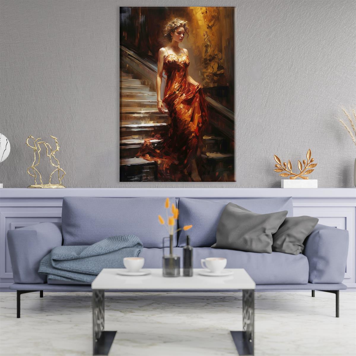 YAĞLI BOYA DOKULU TABLOLAR