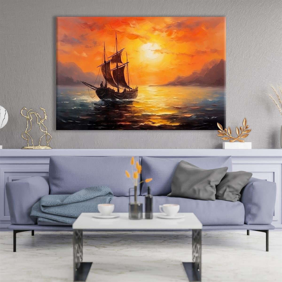 YAĞLI BOYA DOKULU TABLOLAR