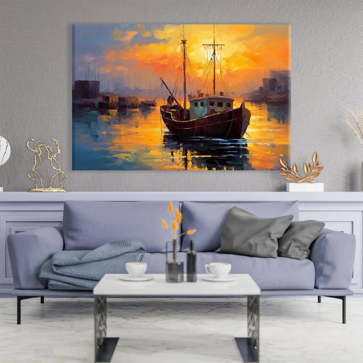 YAĞLI BOYA DOKULU TABLOLAR