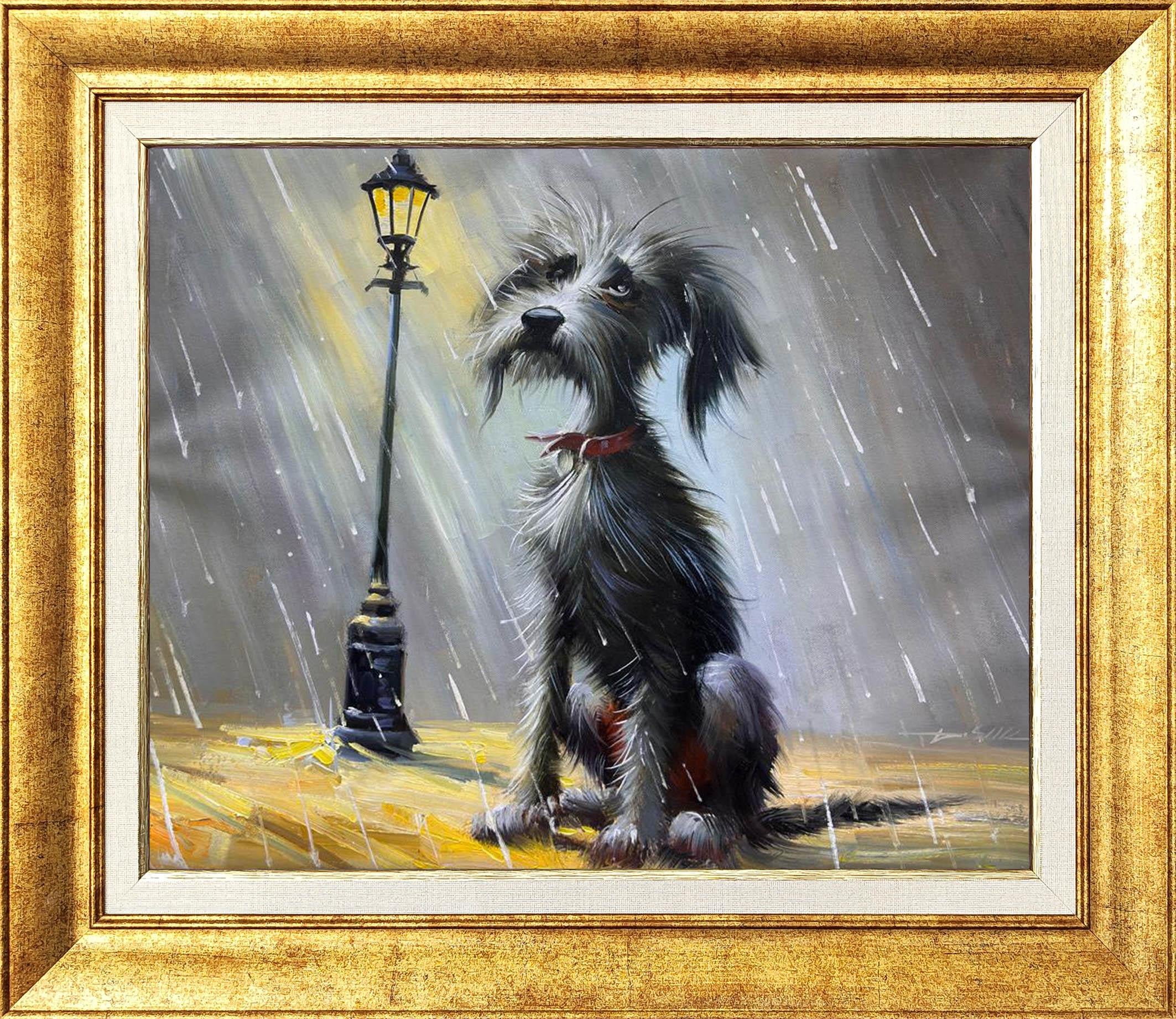 Yalnız Köpek -Yağlı Boya Tablo