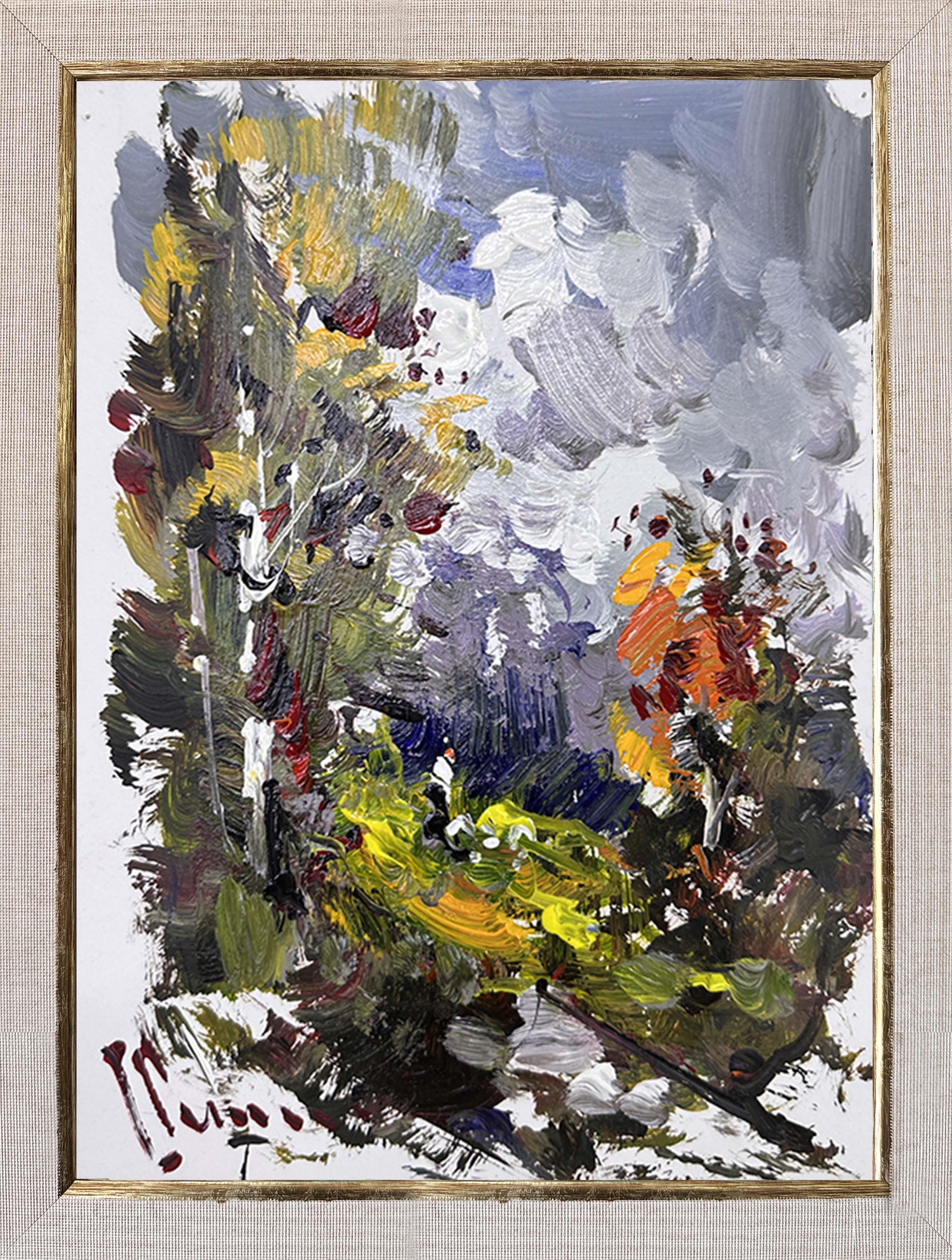 Yeşil Yamaçlar | Yağlı Boya Tablo 