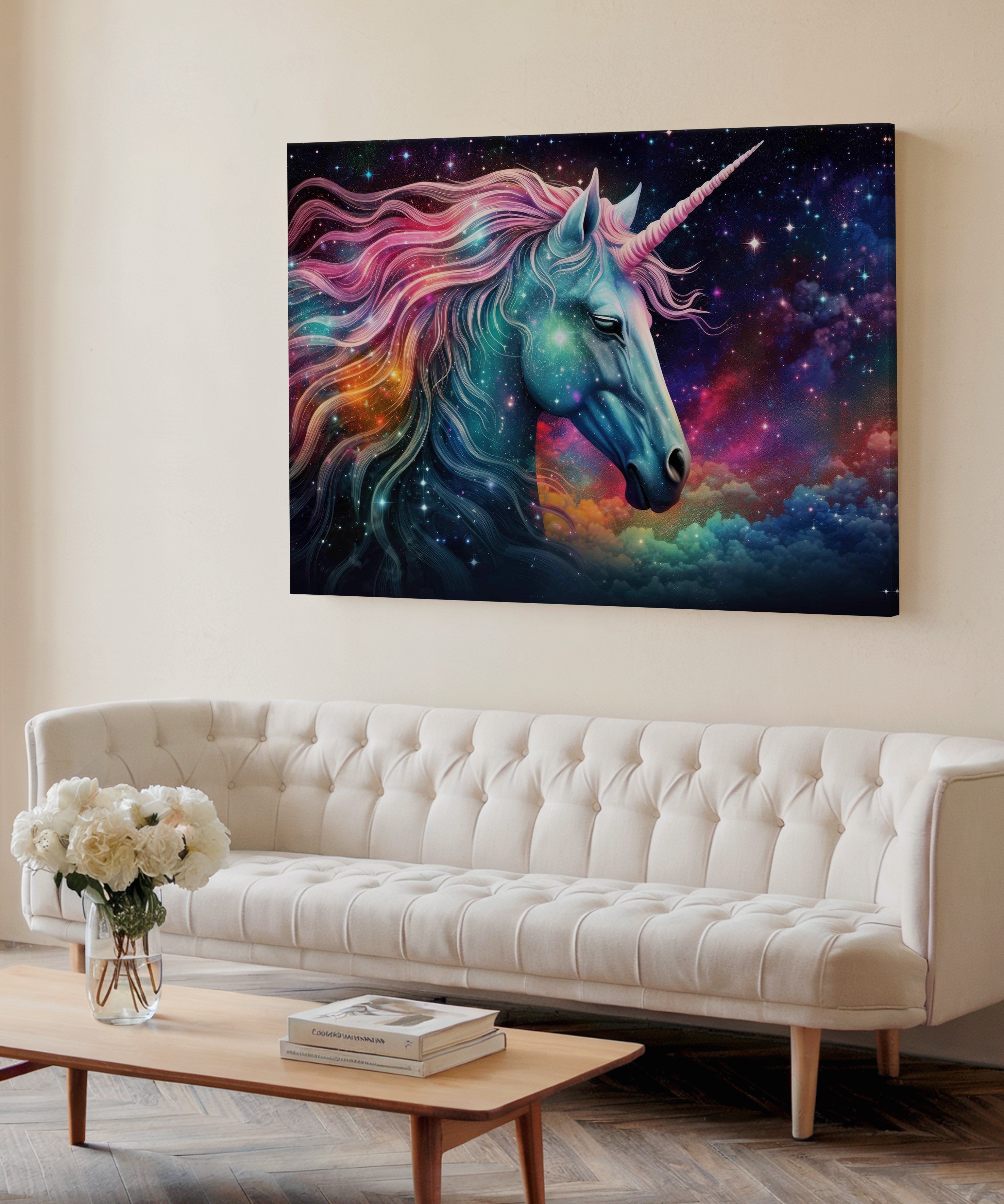 Yıldız Sessizliği | Yağlı Boya Dokulu Canvas Baskı