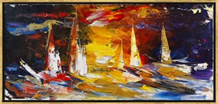 Akıntıya Karşı | Yağlı Boya Tablo