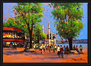Klasik Bir İstanbul Günü | Yağlı Boya Tablo