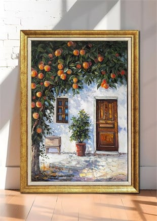 Portakal Ağacı| Yağlı Boya Tablo