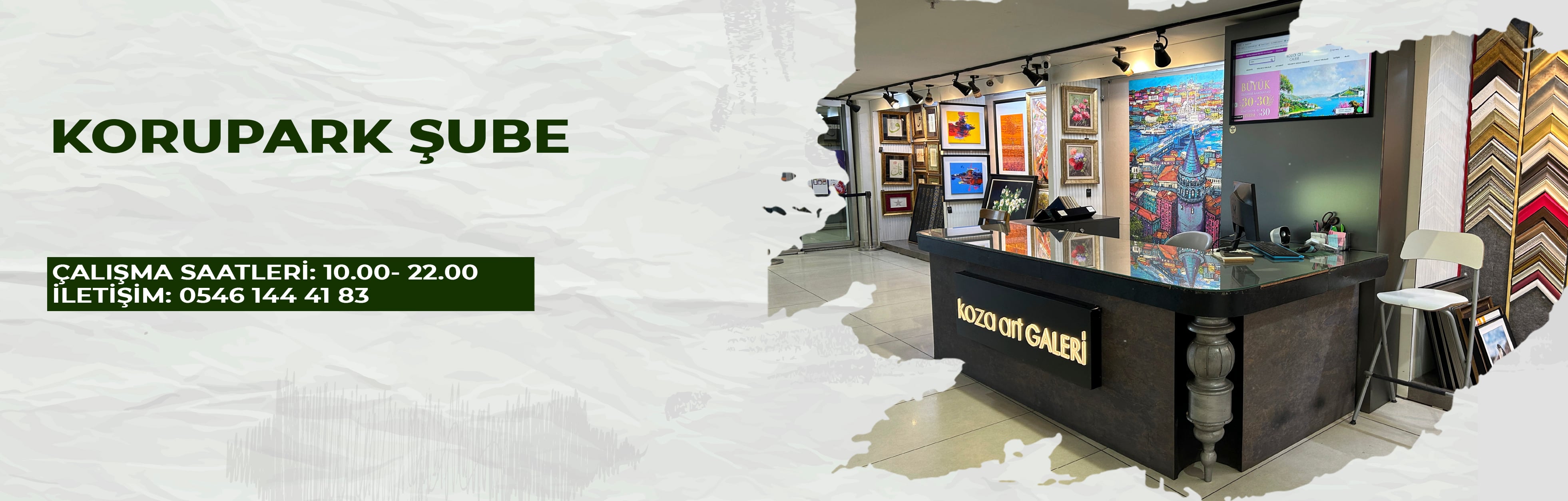 Koza Art Korupark AVM Şubesi İletişim