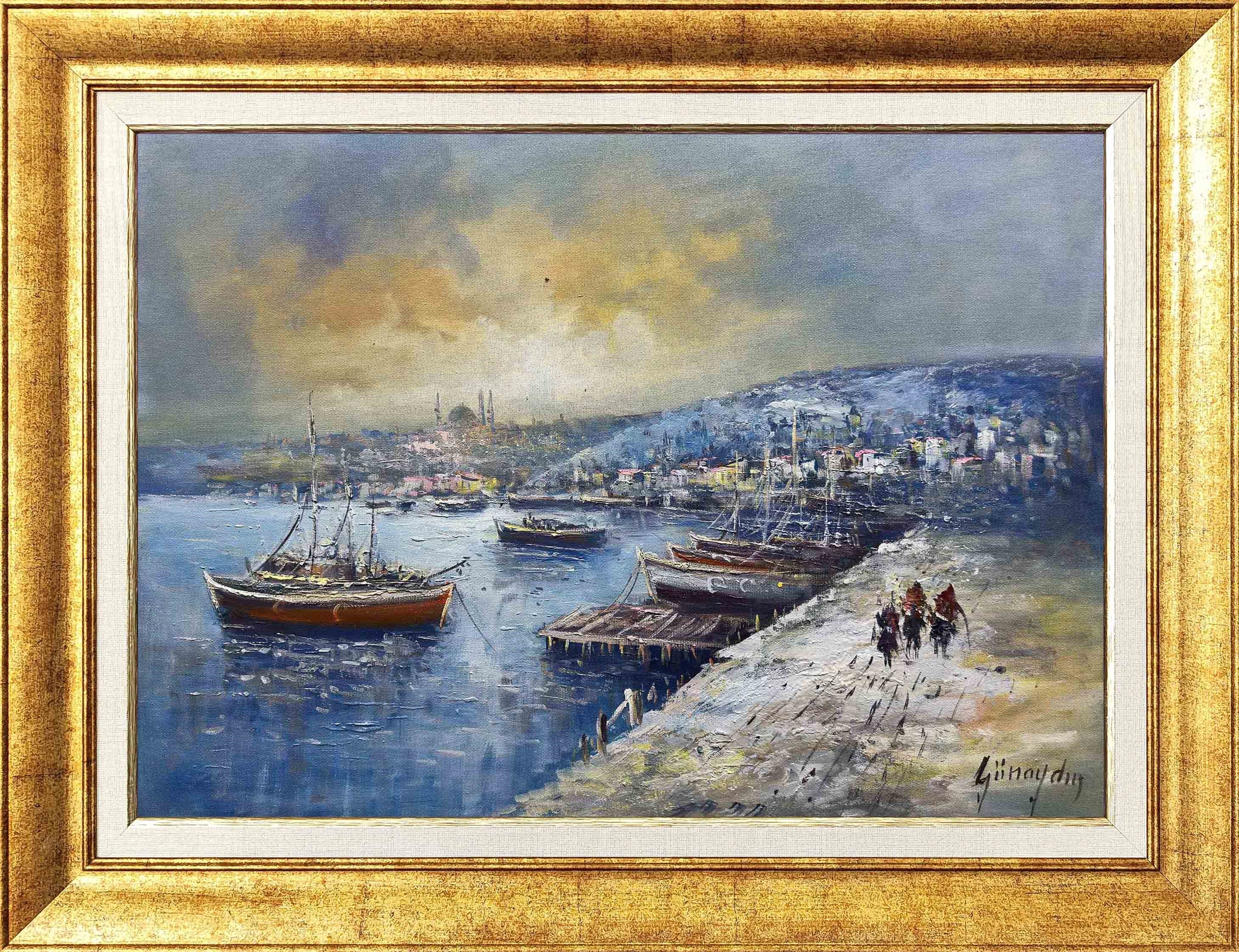 Balıkçı Barınağı | Yağlı Boya Tablo