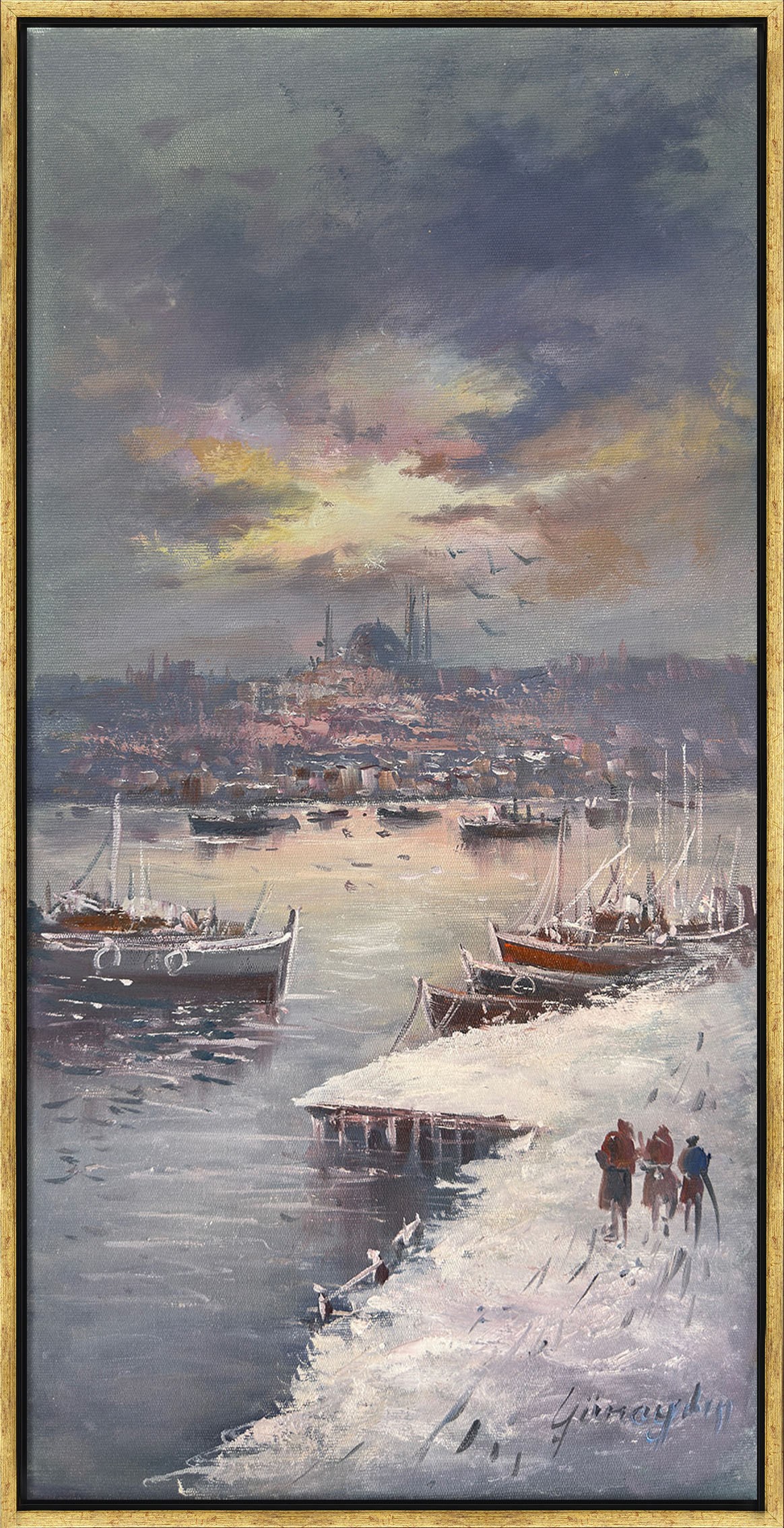 Beyazın İçindeki Sıcaklık | Yağlı Boya Tablo