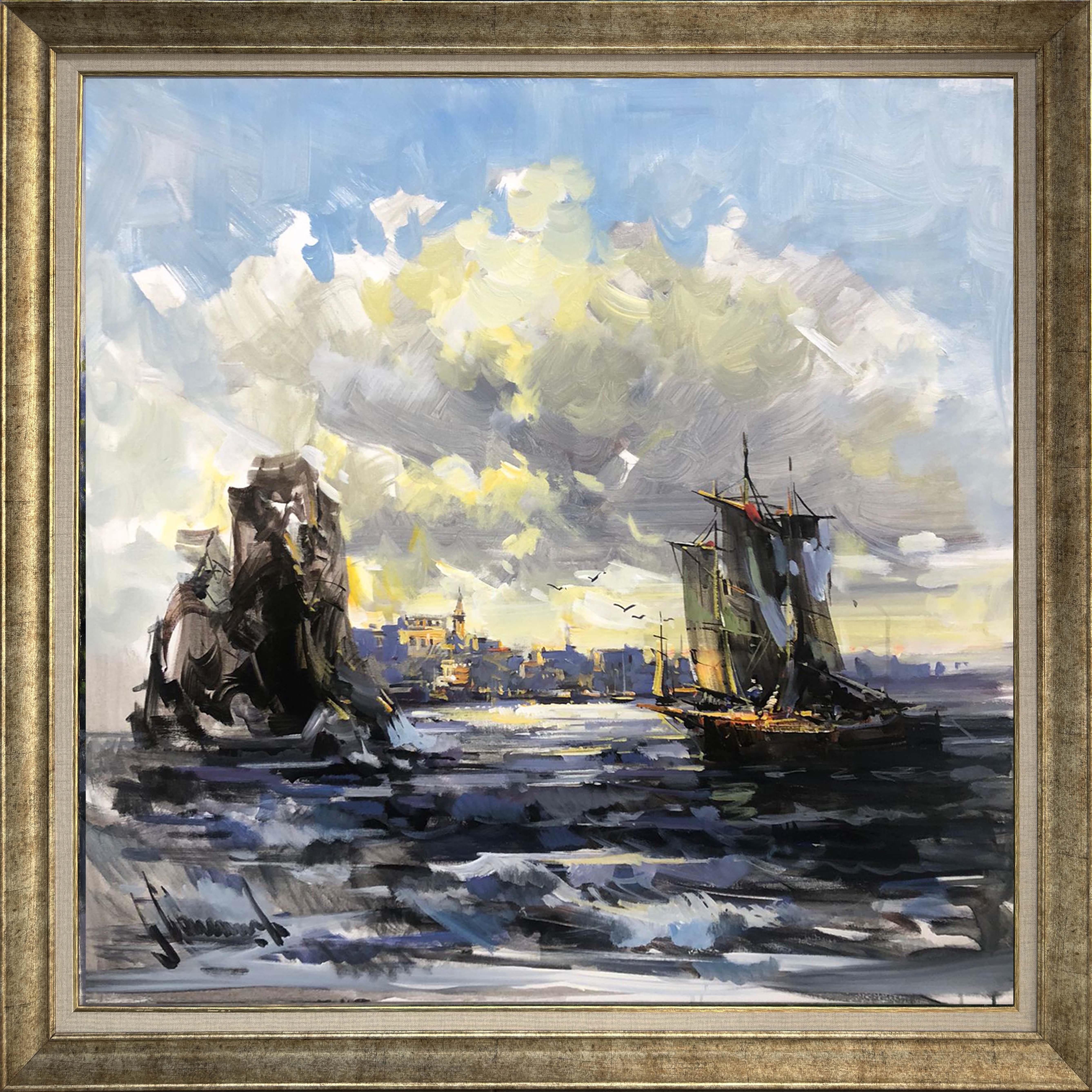 Dalgalı Deniz | Yağlı Boya Tablo