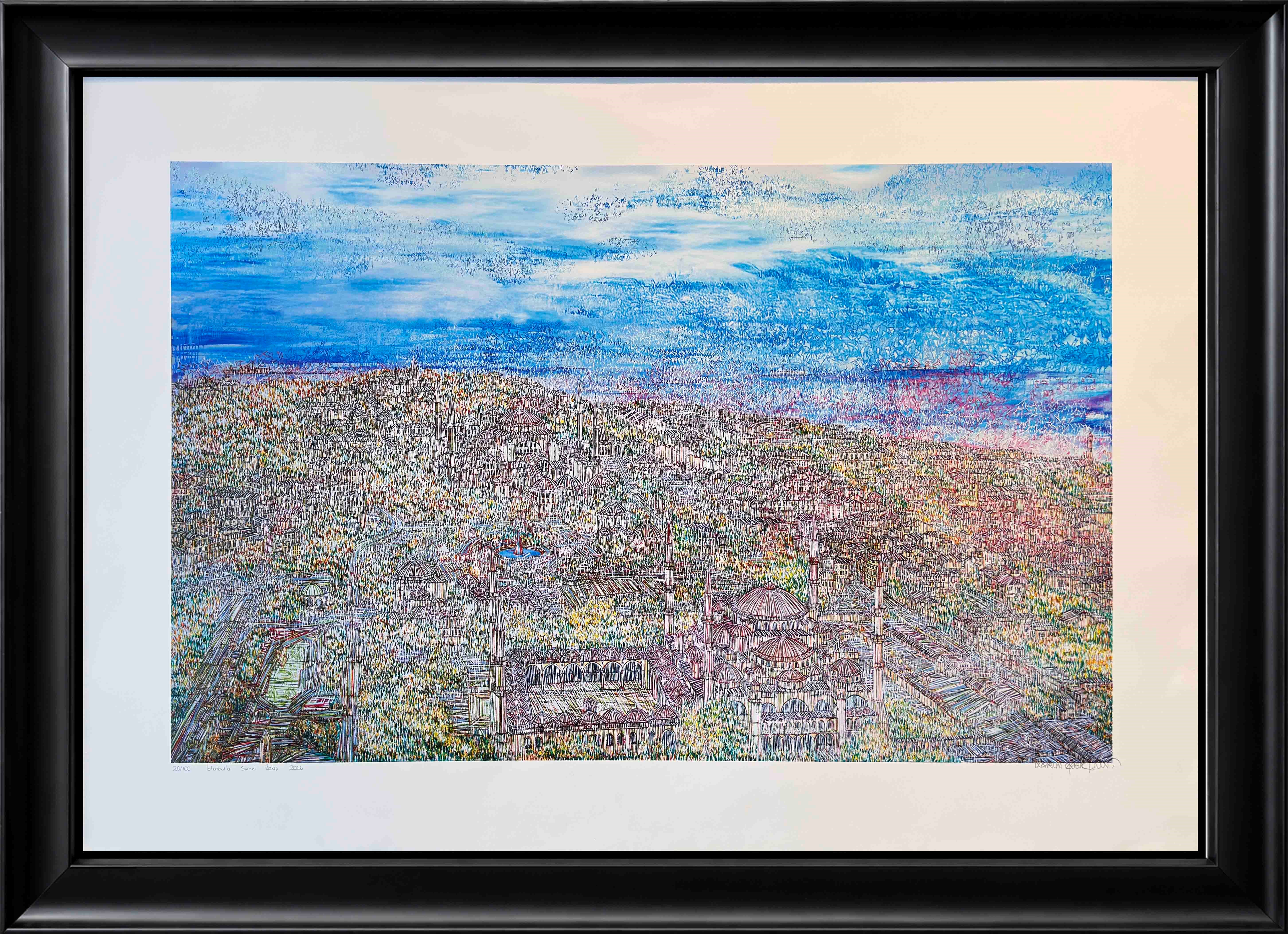 Devrim Erbil İstanbul'a Şiirsel Bakış 25/100  | DEVRİM ERBİL GICLÉE  BASKI