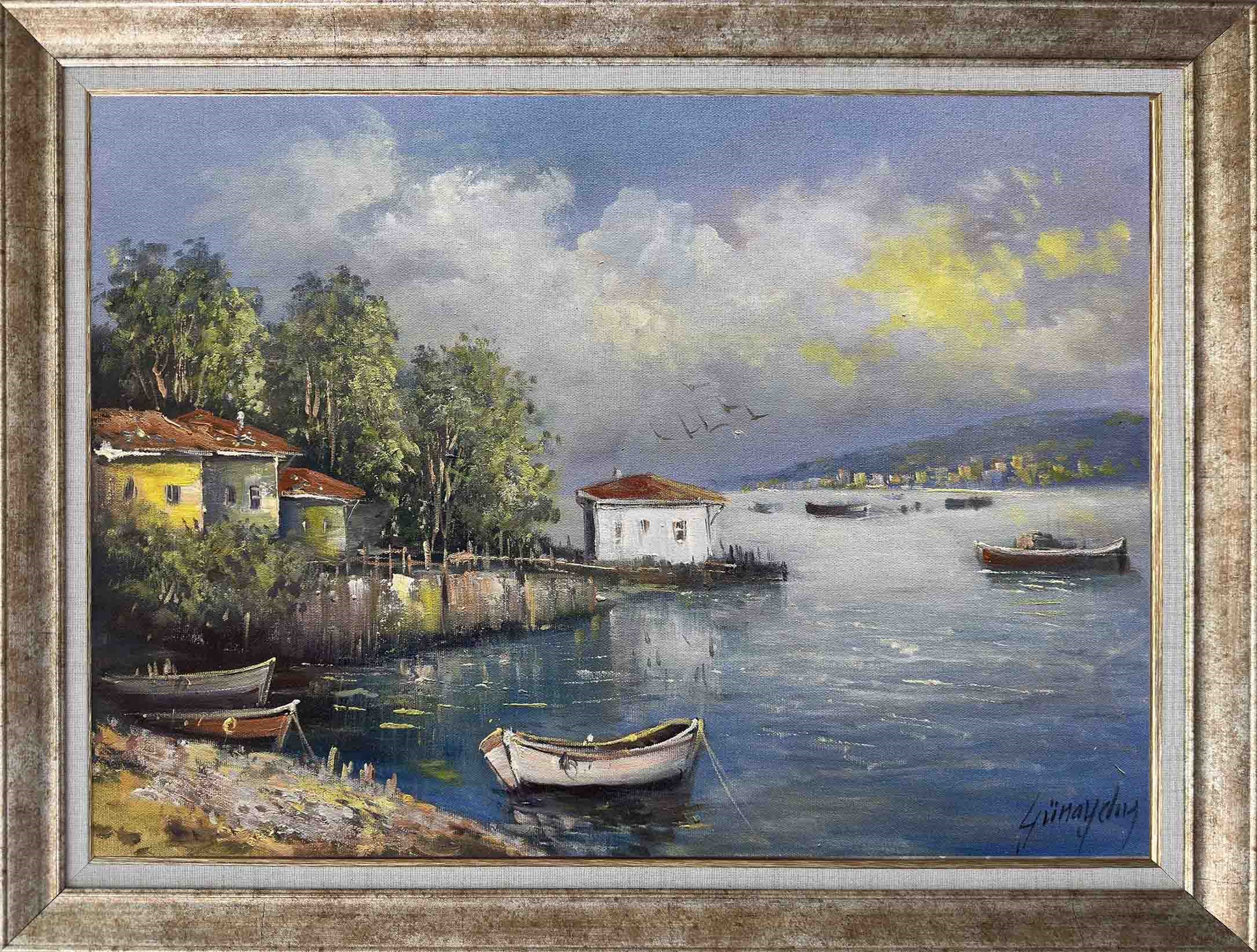 Durgun Sular | Yağlı Boya Tablo